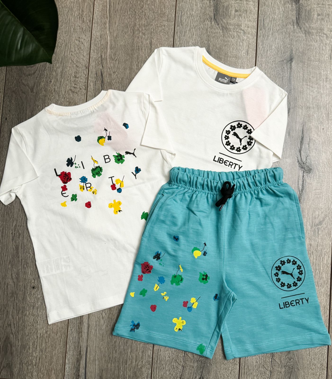 PUMA CREW NACK TSHIRT WITH SHORTS SET -54 SET