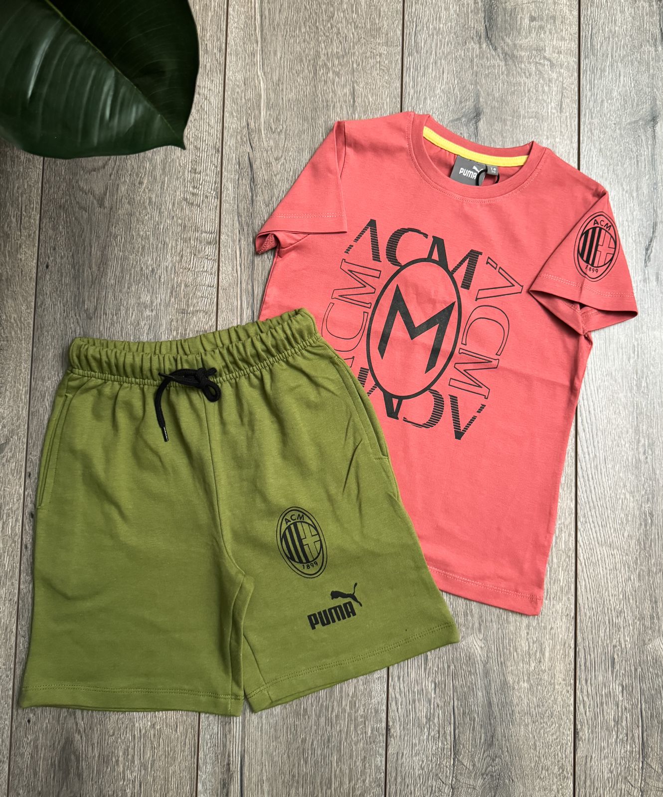 PUMA CREW NACK TSHIRT WITH SHORTS SET -54 SET