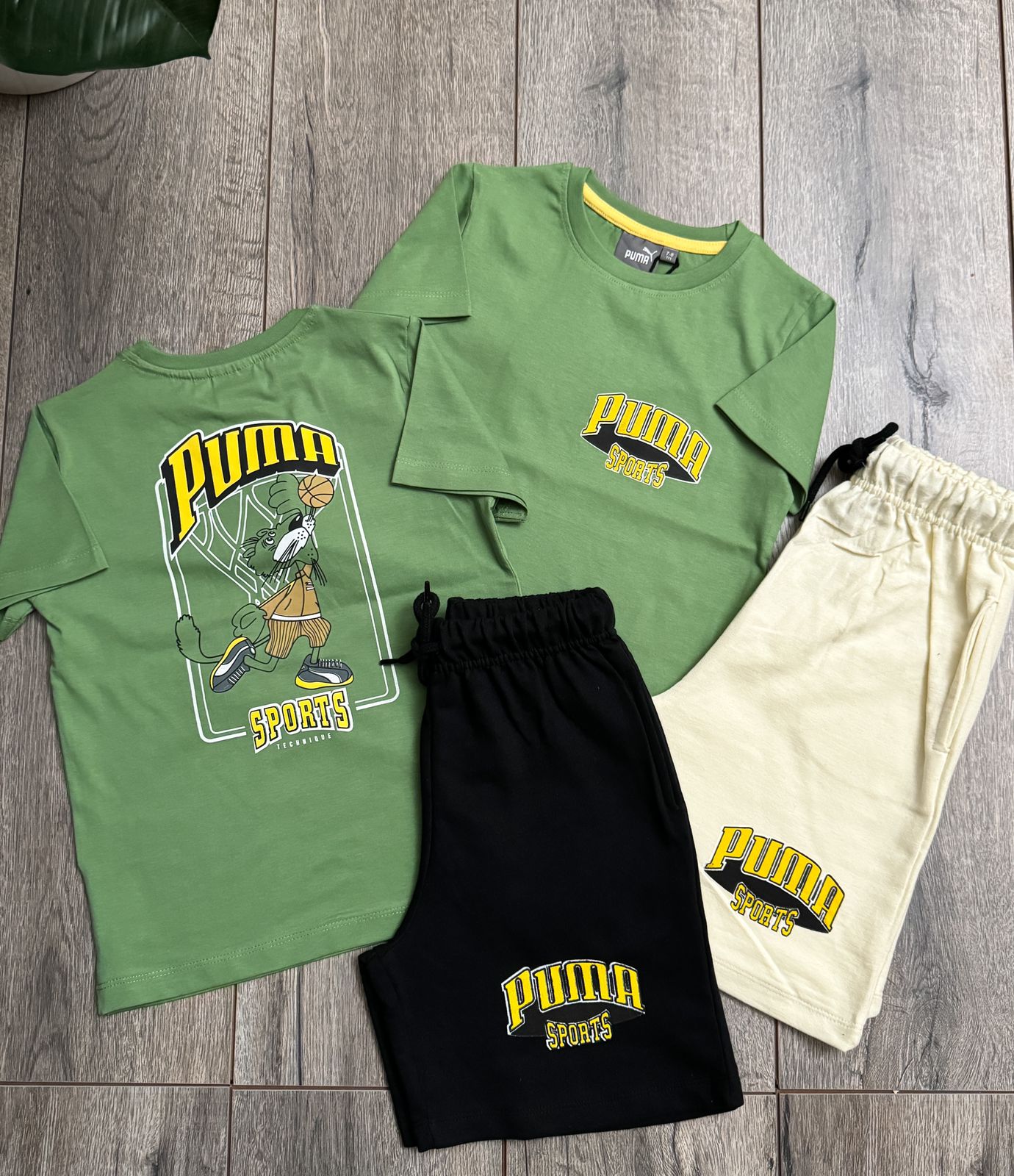 PUMA CREW NACK TSHIRT WITH SHORTS SET -54 SET