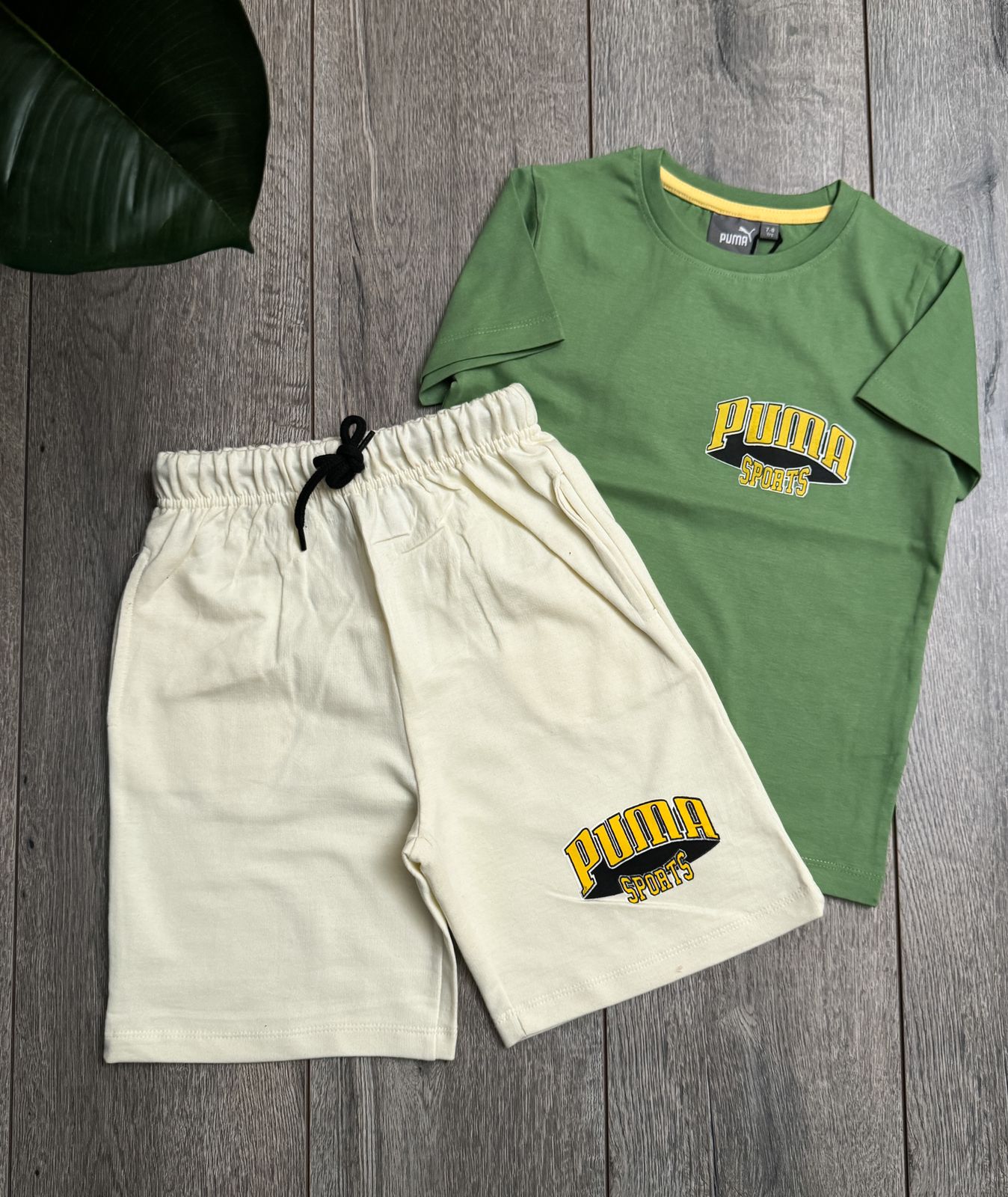 PUMA CREW NACK TSHIRT WITH SHORTS SET -54 SET