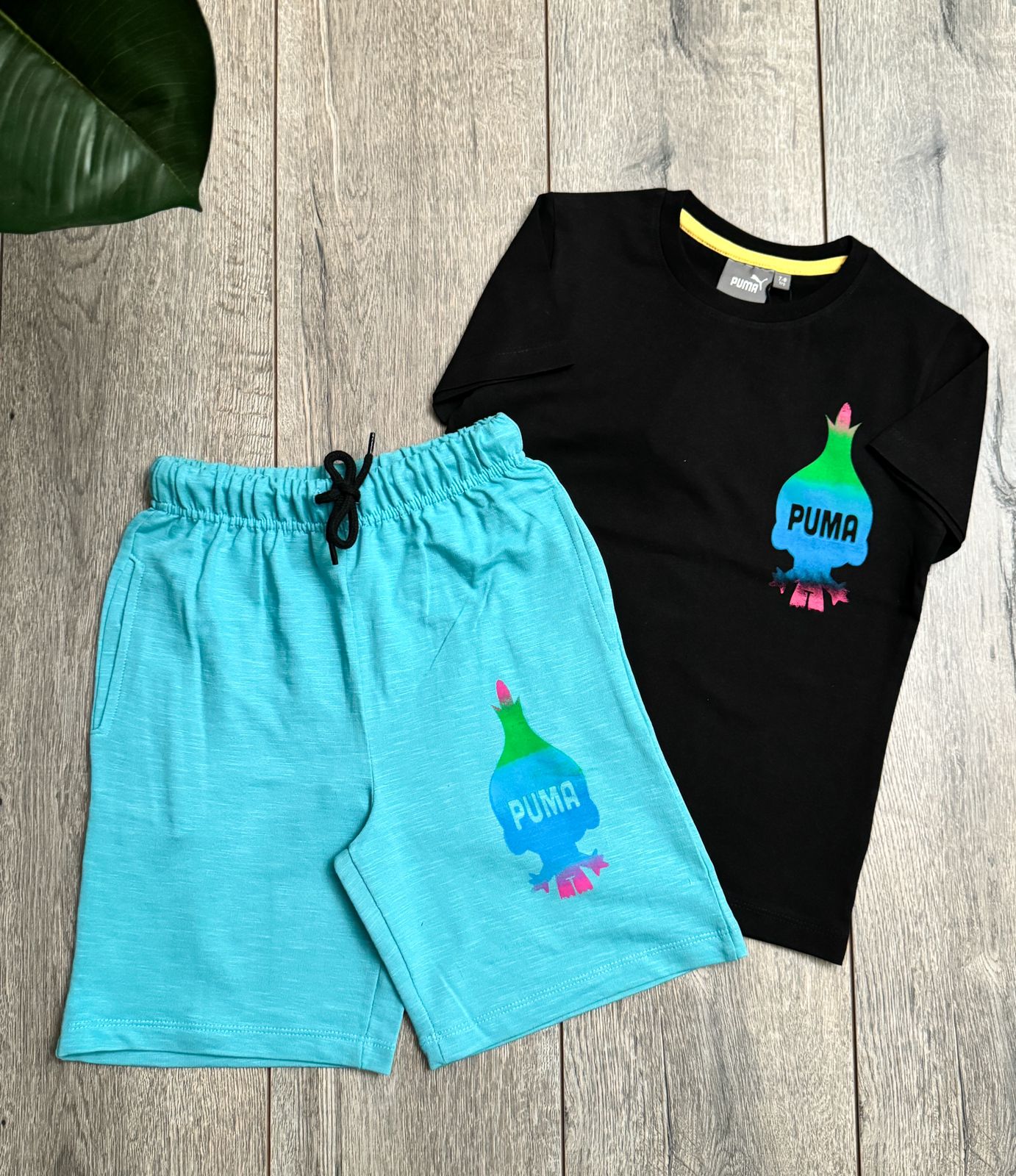 PUMA CREW NACK TSHIRT WITH SHORTS SET -54 SET