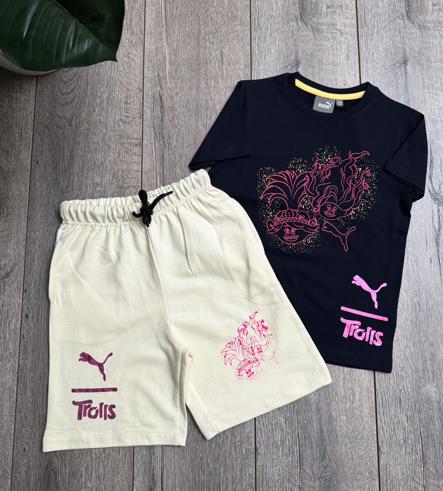 PUMA CREW NACK TSHIRT WITH SHORTS SET -54 SET