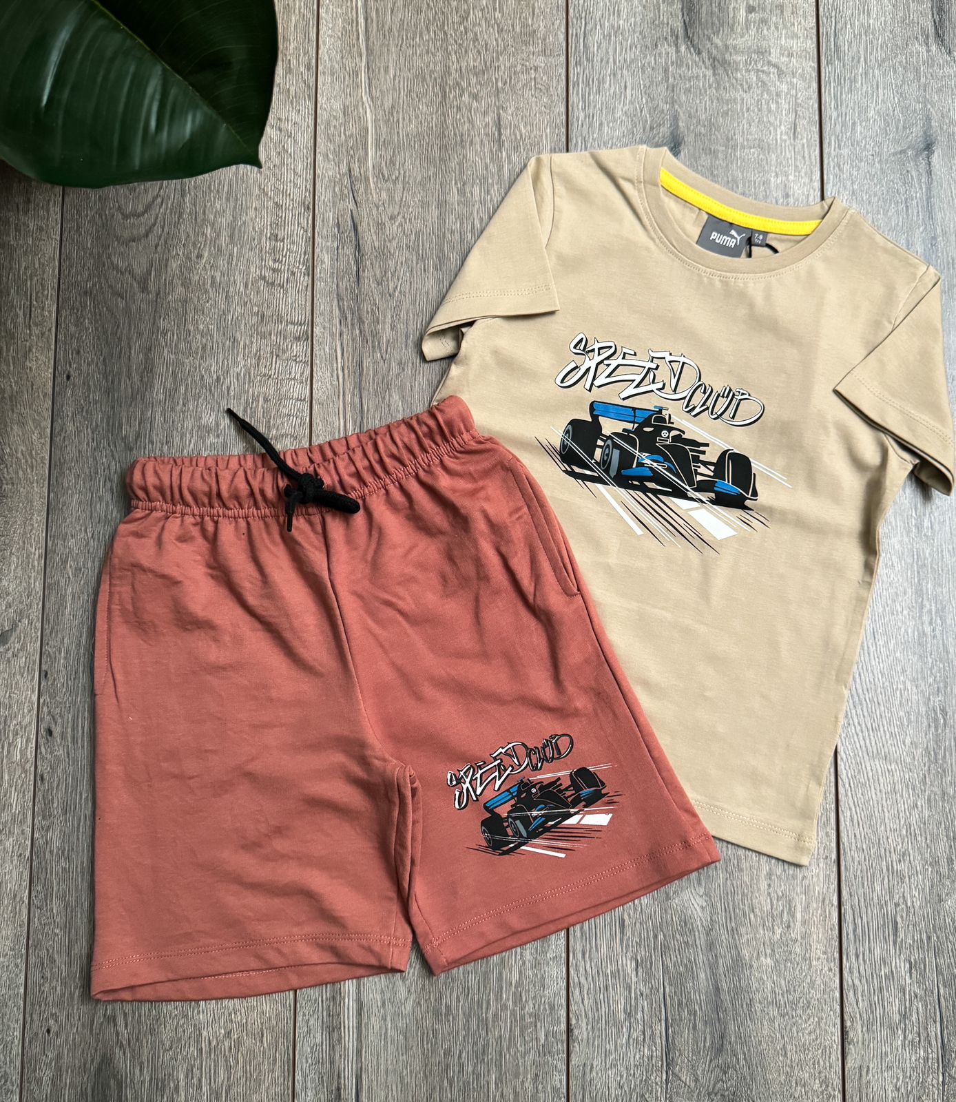 PUMA CREW NACK TSHIRT WITH SHORTS SET -54 SET