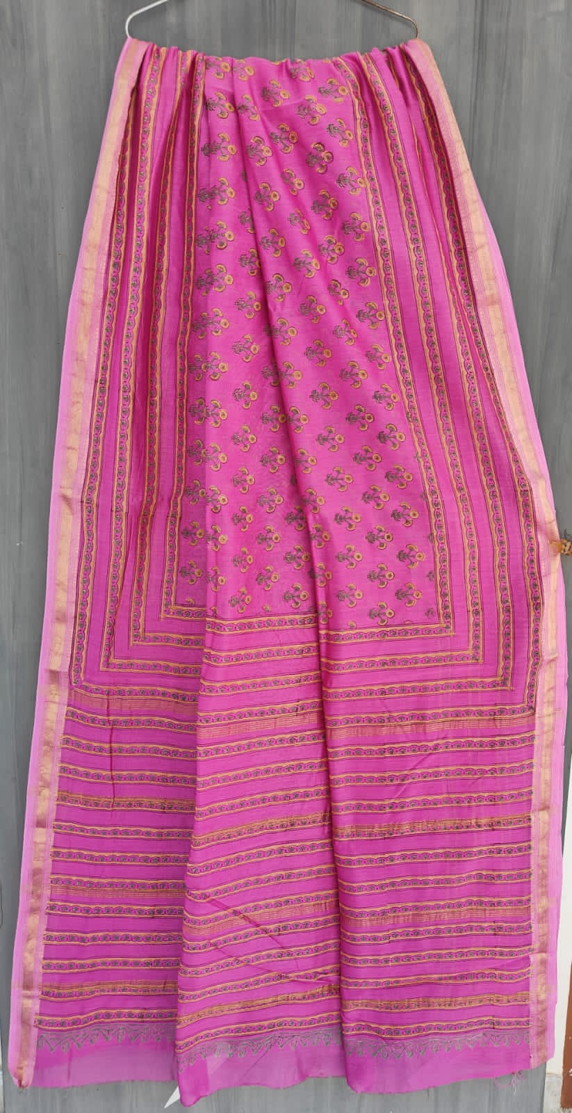 MHESHVARI HANDBLOCK PRINTED SAREE with B.P.-24PCS