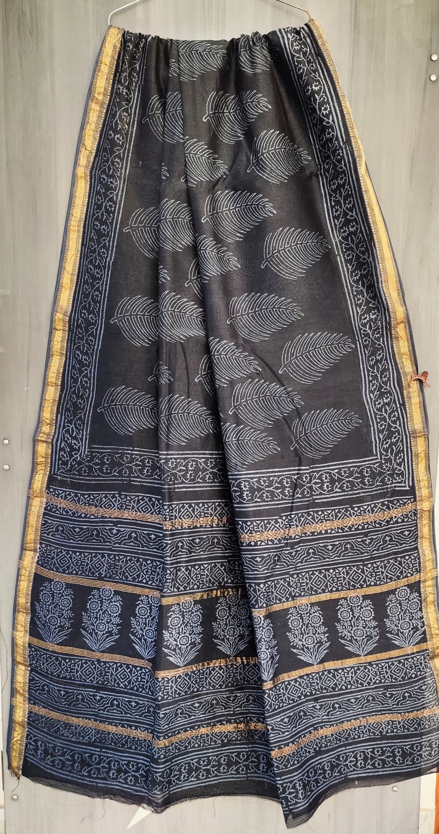 MHESHVARI HANDBLOCK PRINTED SAREE with B.P.-24PCS