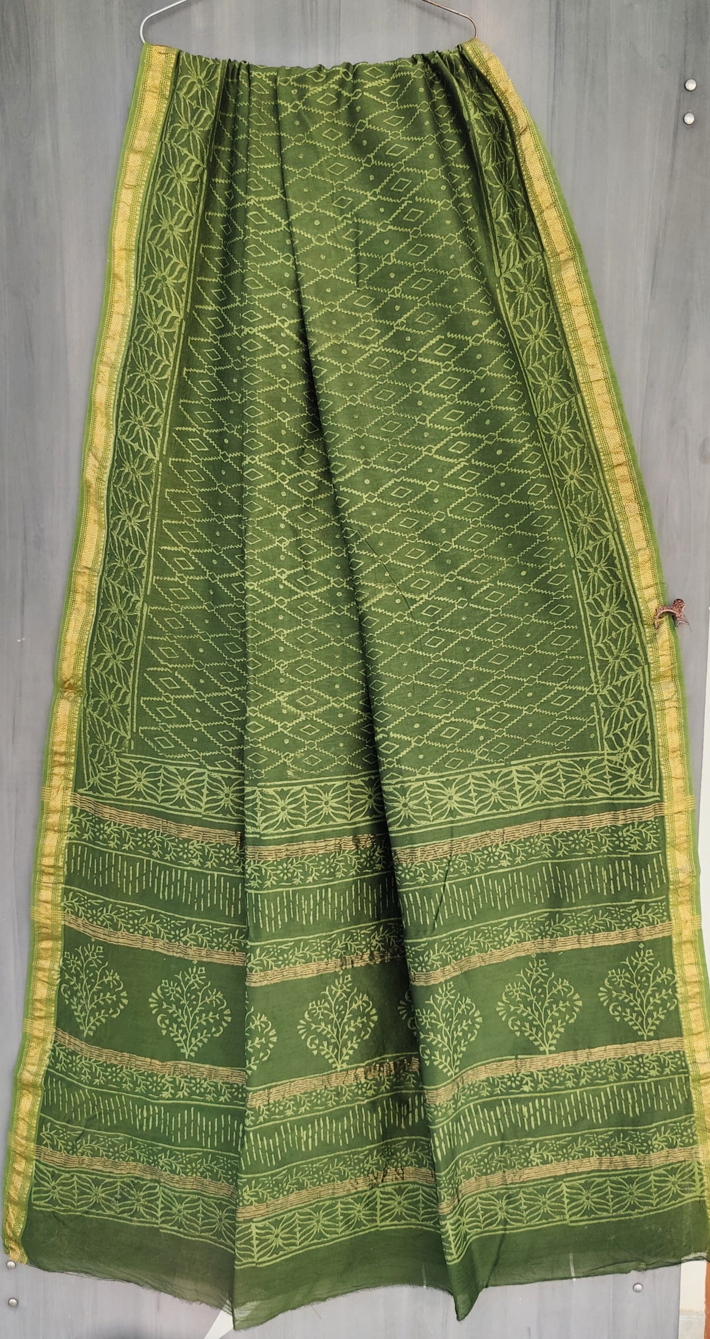 MHESHVARI HANDBLOCK PRINTED SAREE with B.P.-24PCS
