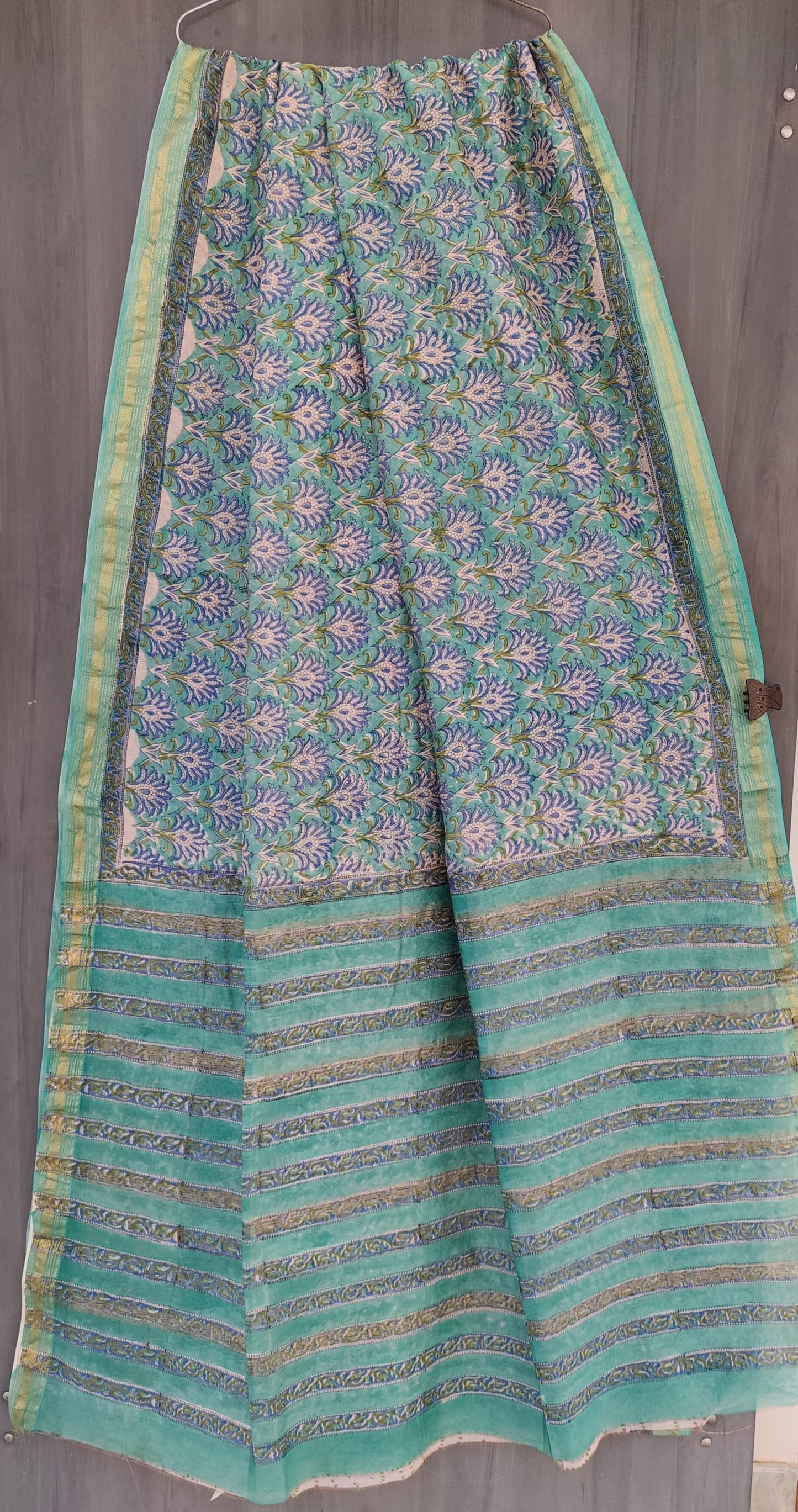MHESHVARI HANDBLOCK PRINTED SAREE with B.P.-24PCS