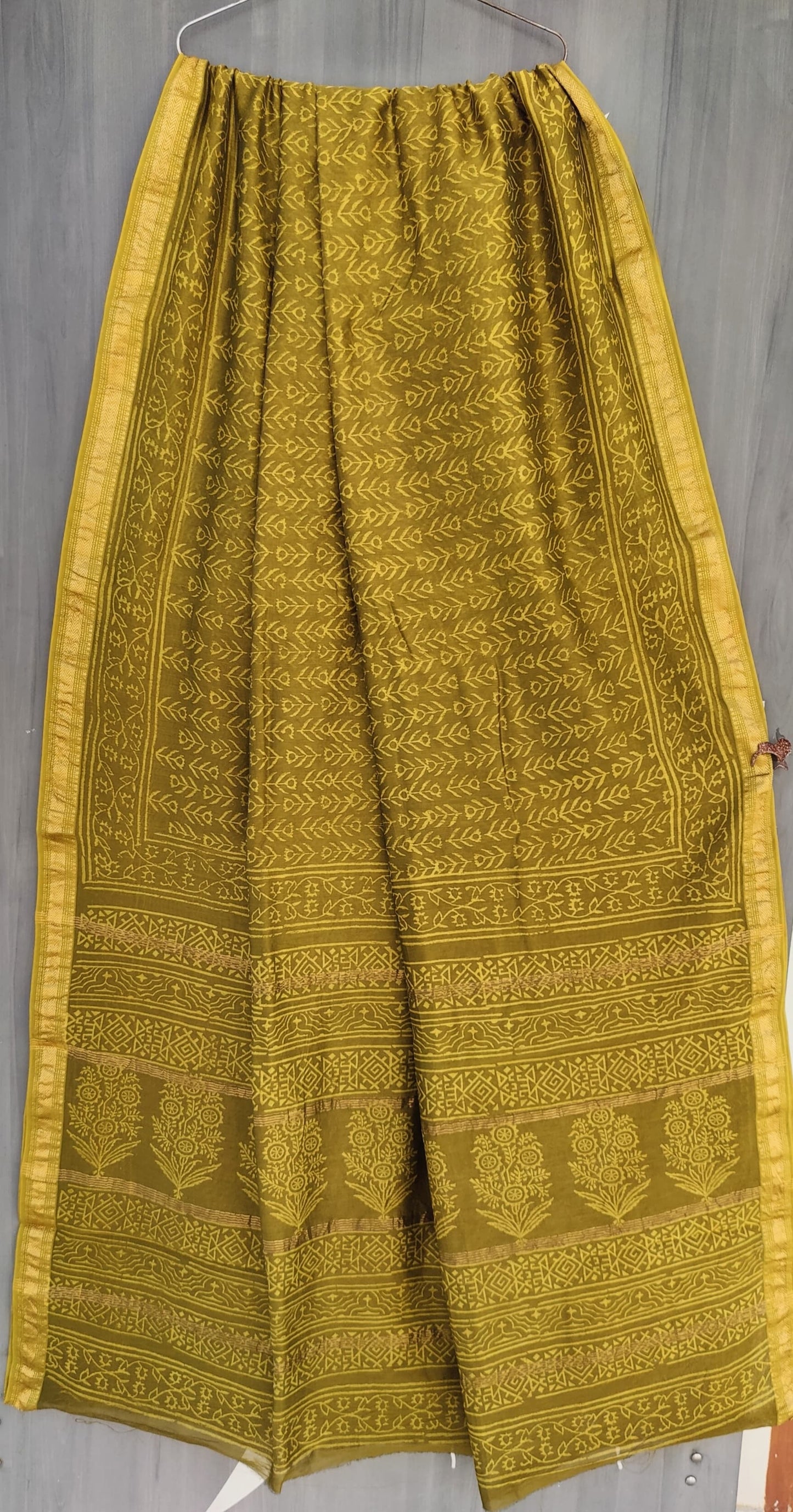 MHESHVARI HANDBLOCK PRINTED SAREE with B.P.-24PCS