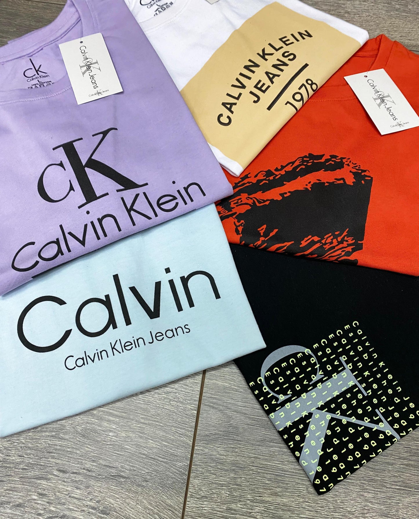 CK ROUND NACK TSHIRT-37PCS