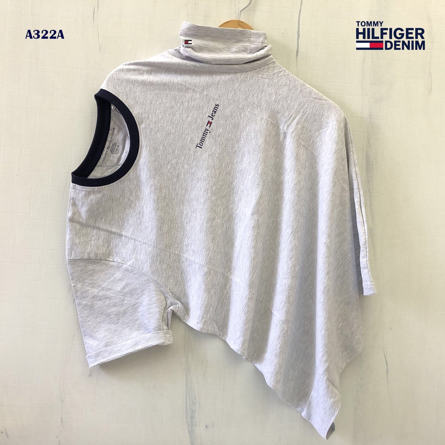TOMMY HILFIGURE ROUND NACK TSHIRT -48PCS