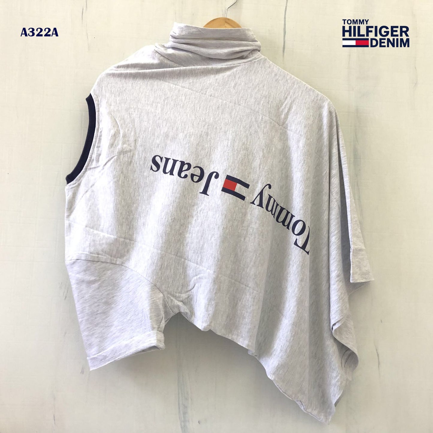 TOMMY HILFIGURE ROUND NACK TSHIRT -48PCS