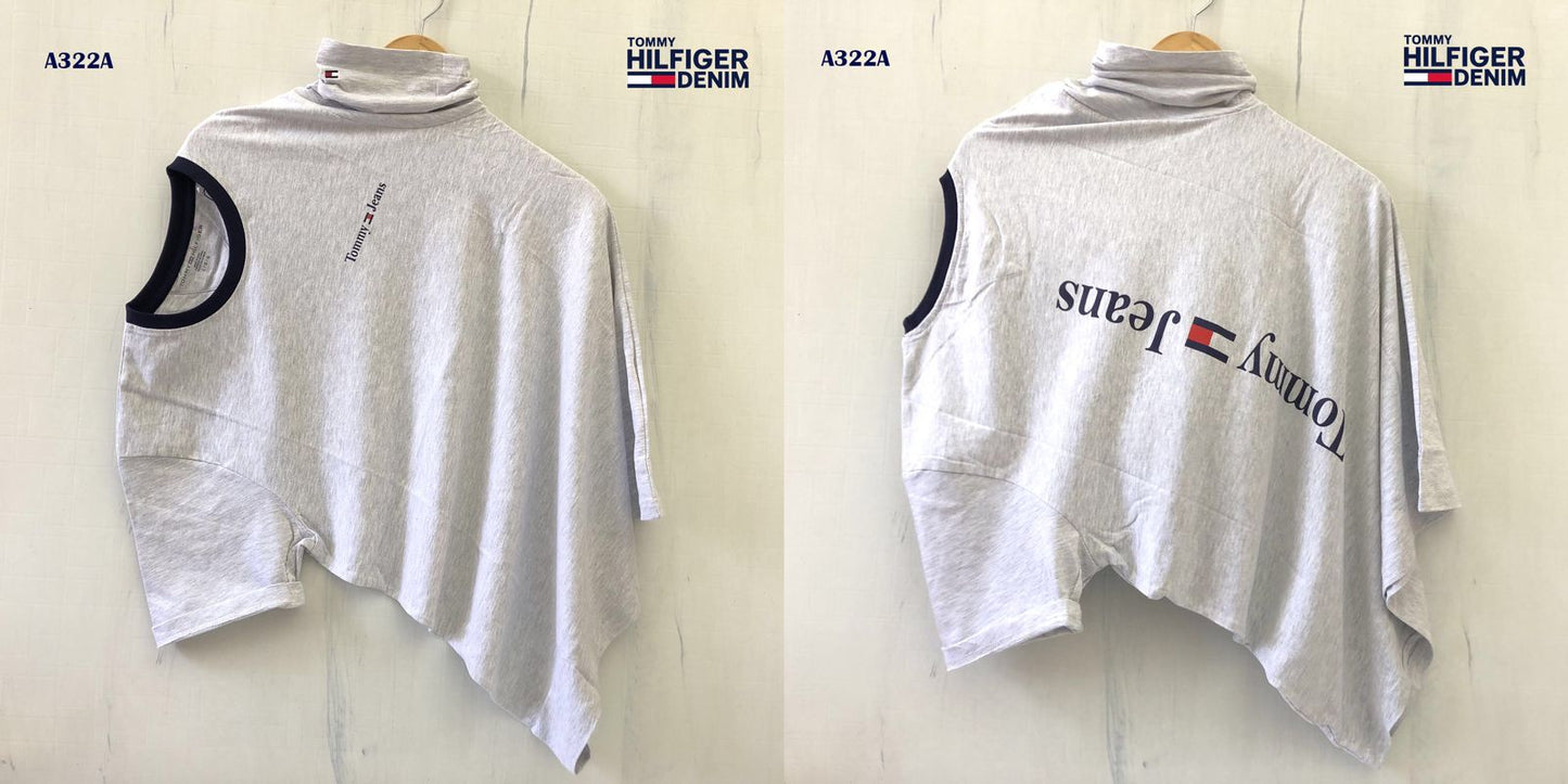 TOMMY HILFIGURE ROUND NACK TSHIRT -48PCS