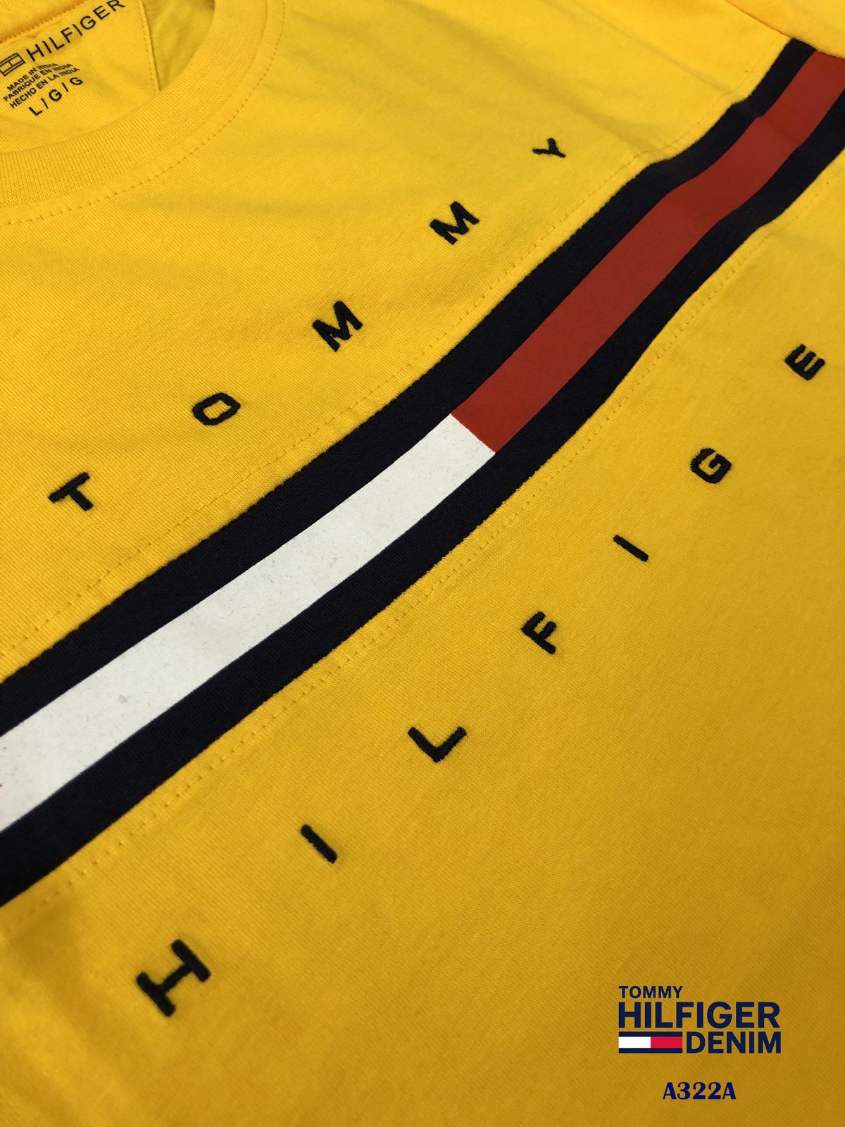 TOMMY HILFIGURE ROUND NACK TSHIRT -48PCS