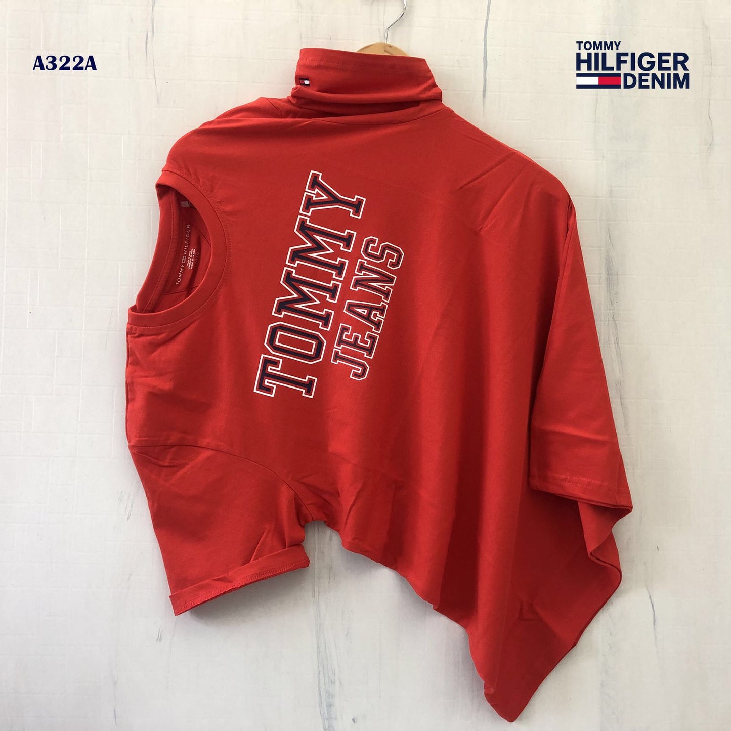 TOMMY HILFIGURE ROUND NACK TSHIRT -48PCS