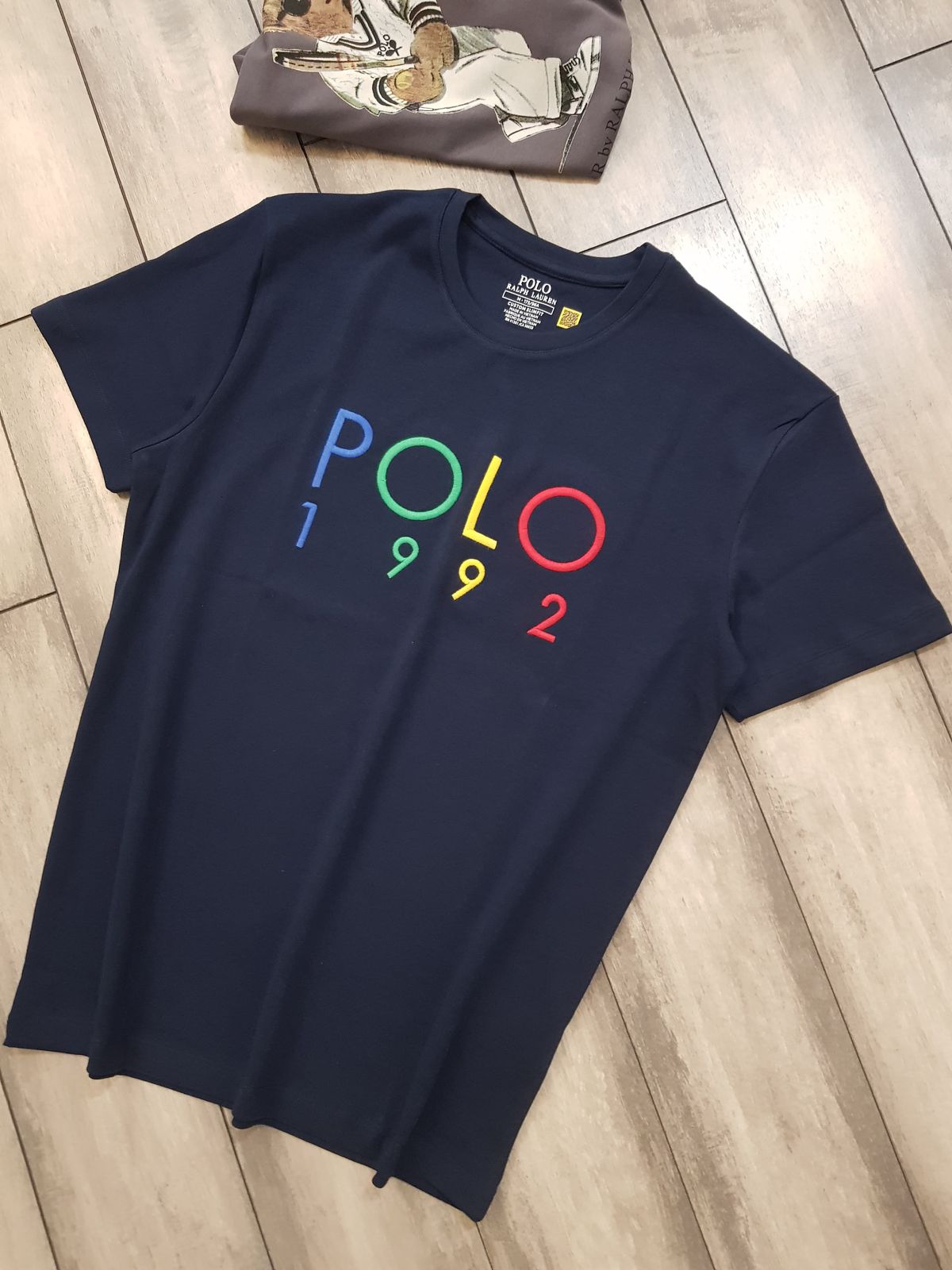 R.L.POLO INTERLOCK FABRIC ROUND NACK TSHIRT-68PCS