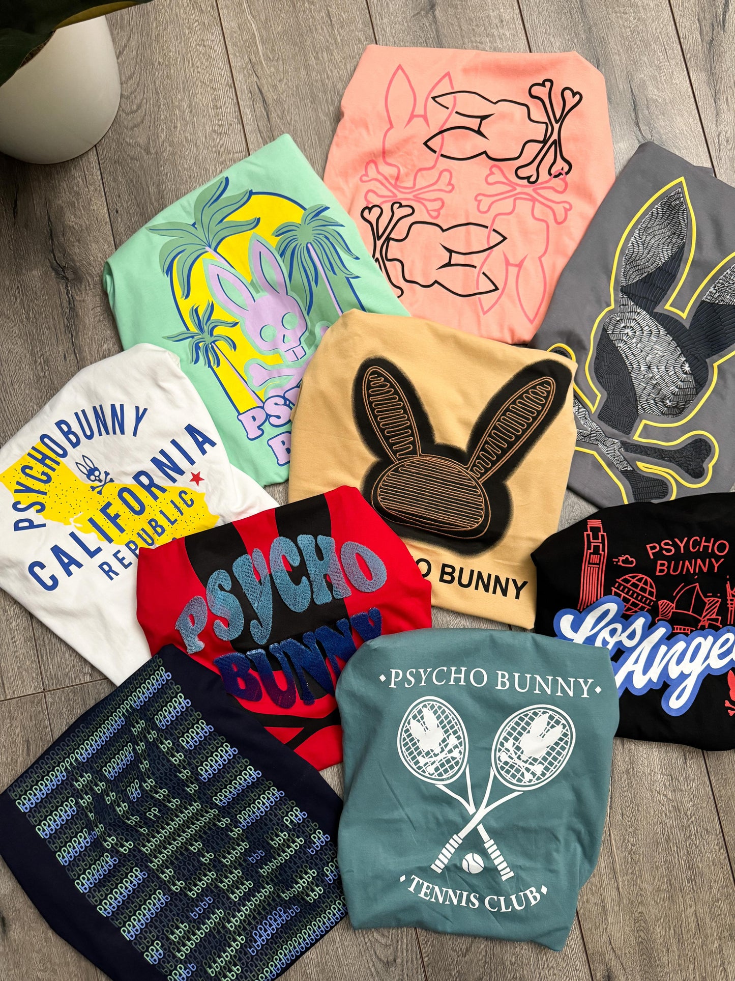 PSYCHOBUNNY CREW NACK TSHIRT-82PCS