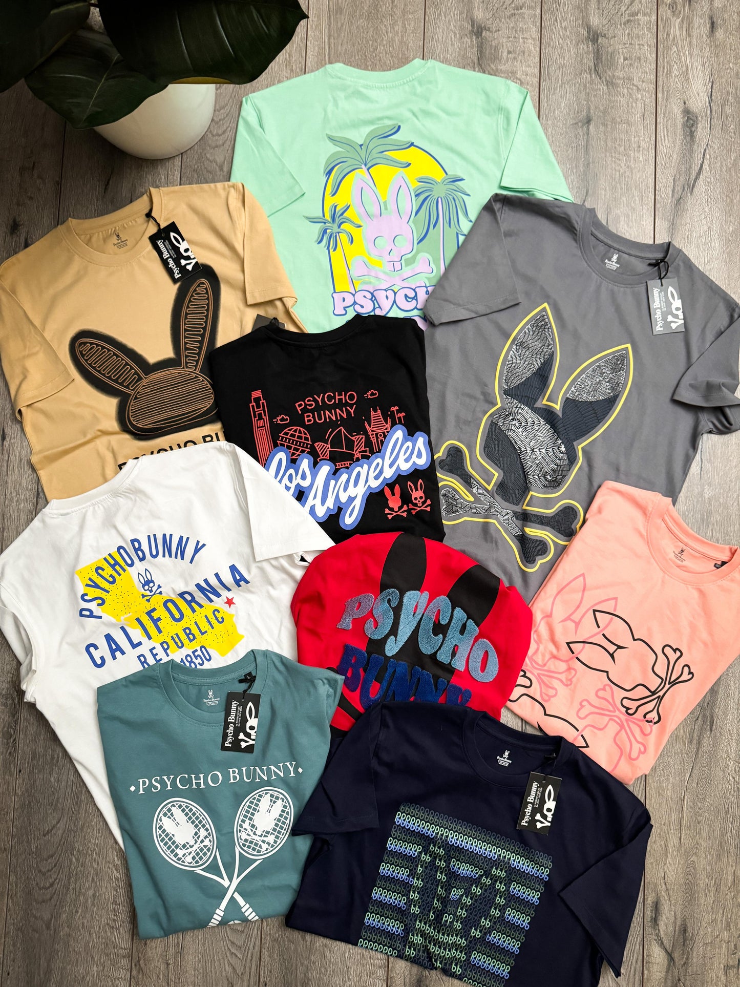PSYCHOBUNNY CREW NACK TSHIRT-82PCS