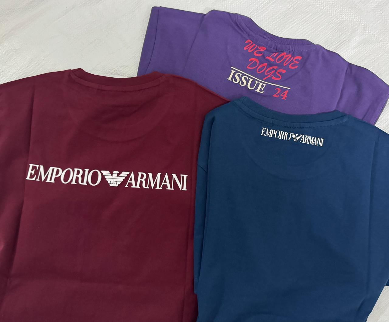 EMP ARMANI PRIMIUM CREW NACK TSHIRT -65PCS