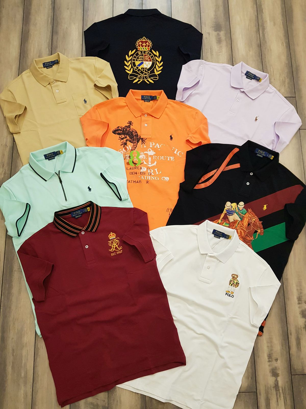 R.l.POLO LAYCRA PIQUE POLO-60PCS