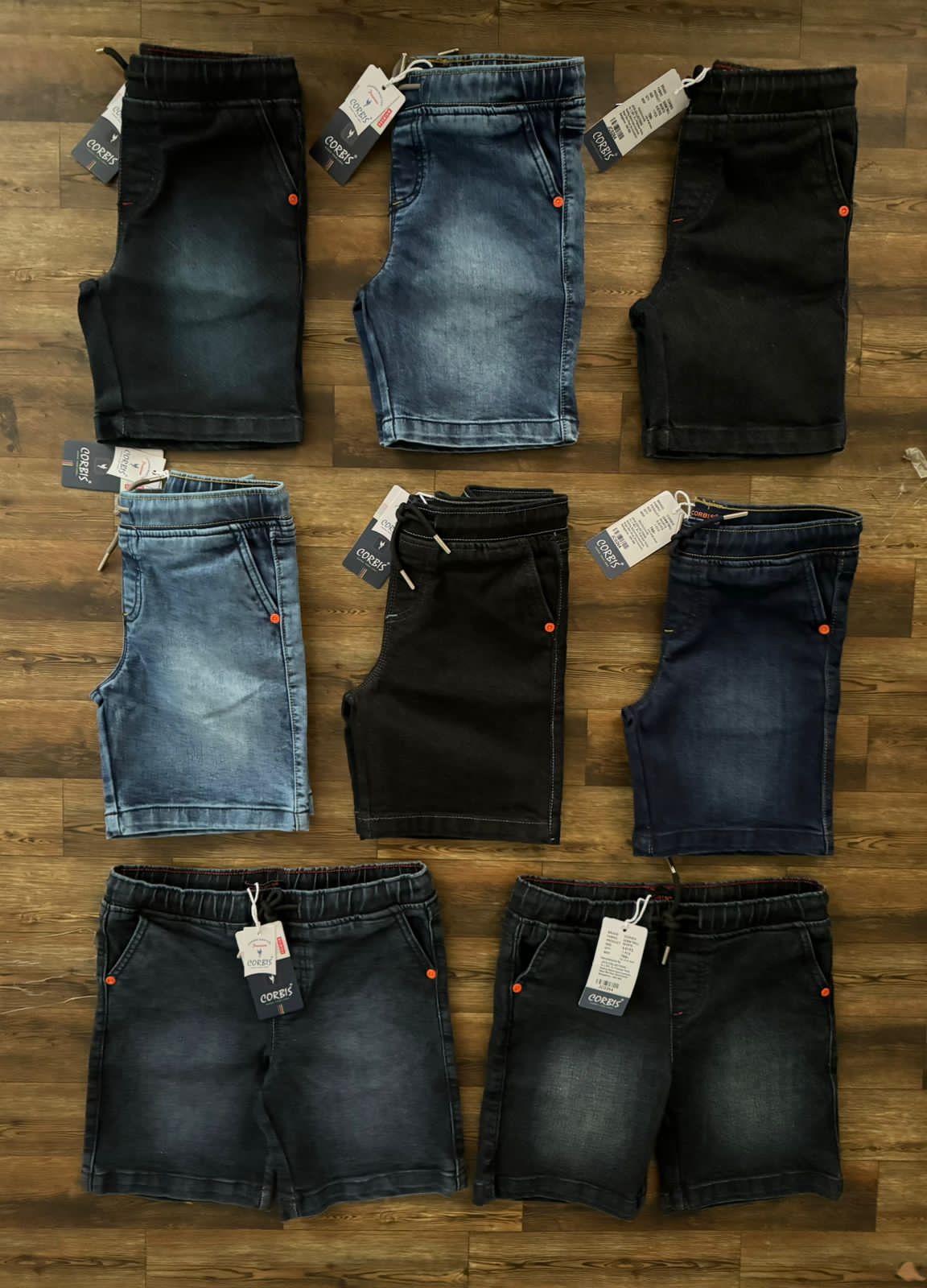 KIDS TWILL CARGO SHORTS -67PCS