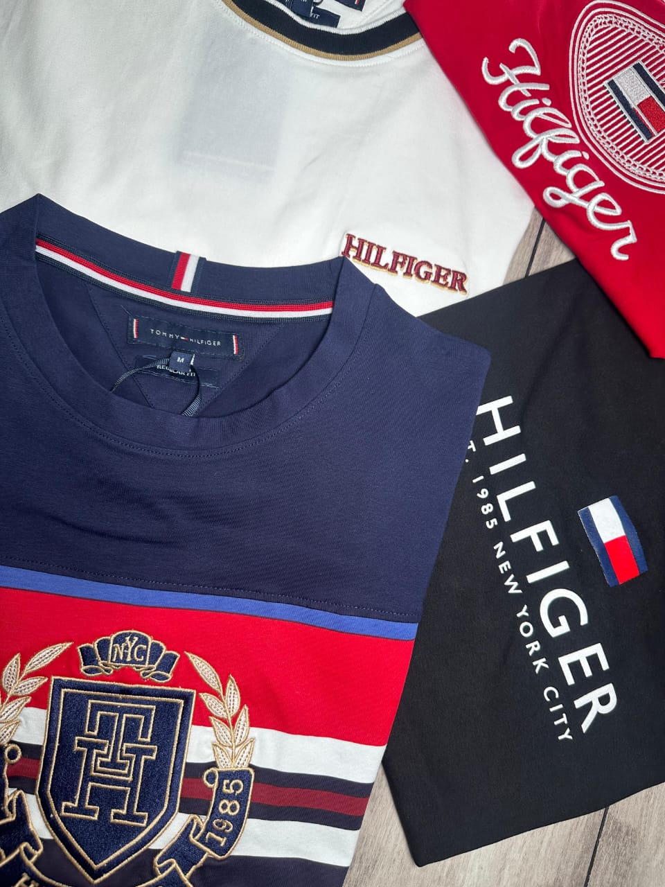 TOMMY LAYCRA JERSEY TSHIRT-45PCS SET