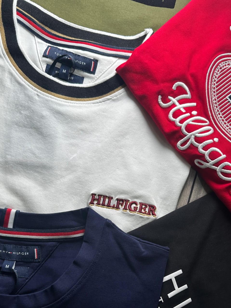 TOMMY LAYCRA JERSEY TSHIRT-45PCS SET