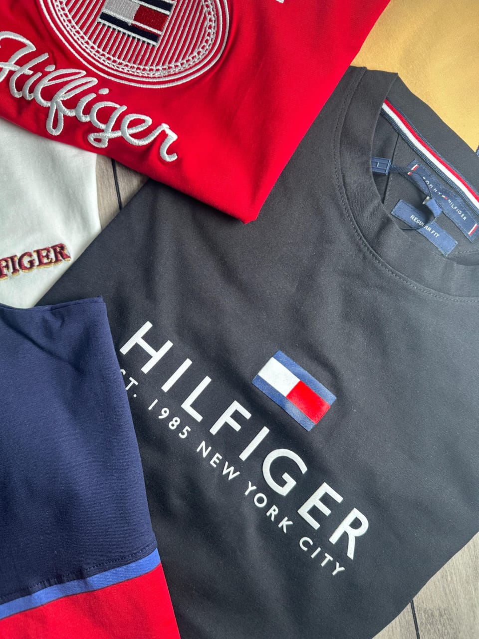 TOMMY LAYCRA JERSEY TSHIRT-45PCS SET