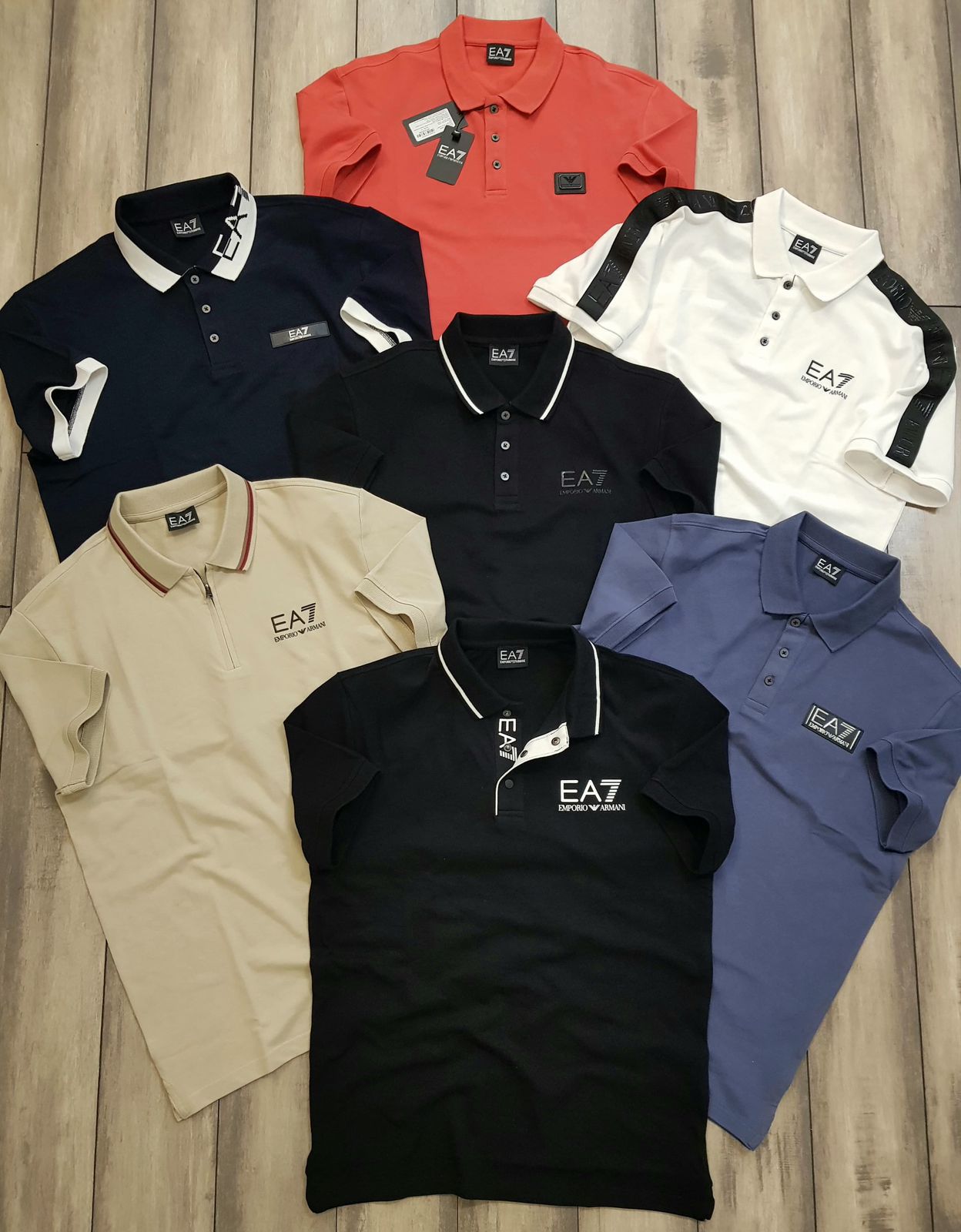 EMPORIO ARMANI POLO NACK TSHIRT-53 PCS SET