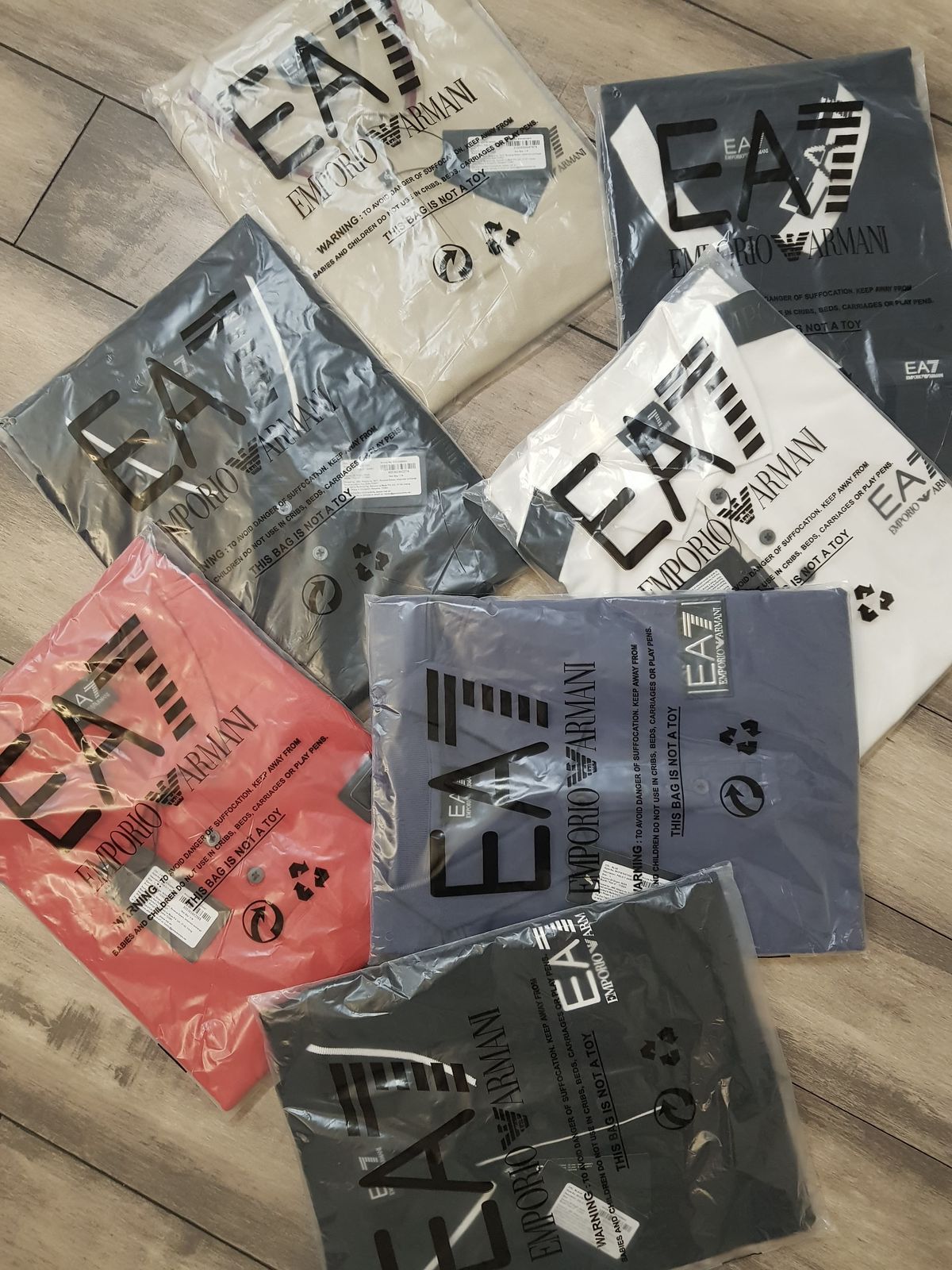EMPORIO ARMANI POLO NACK TSHIRT-53 PCS SET