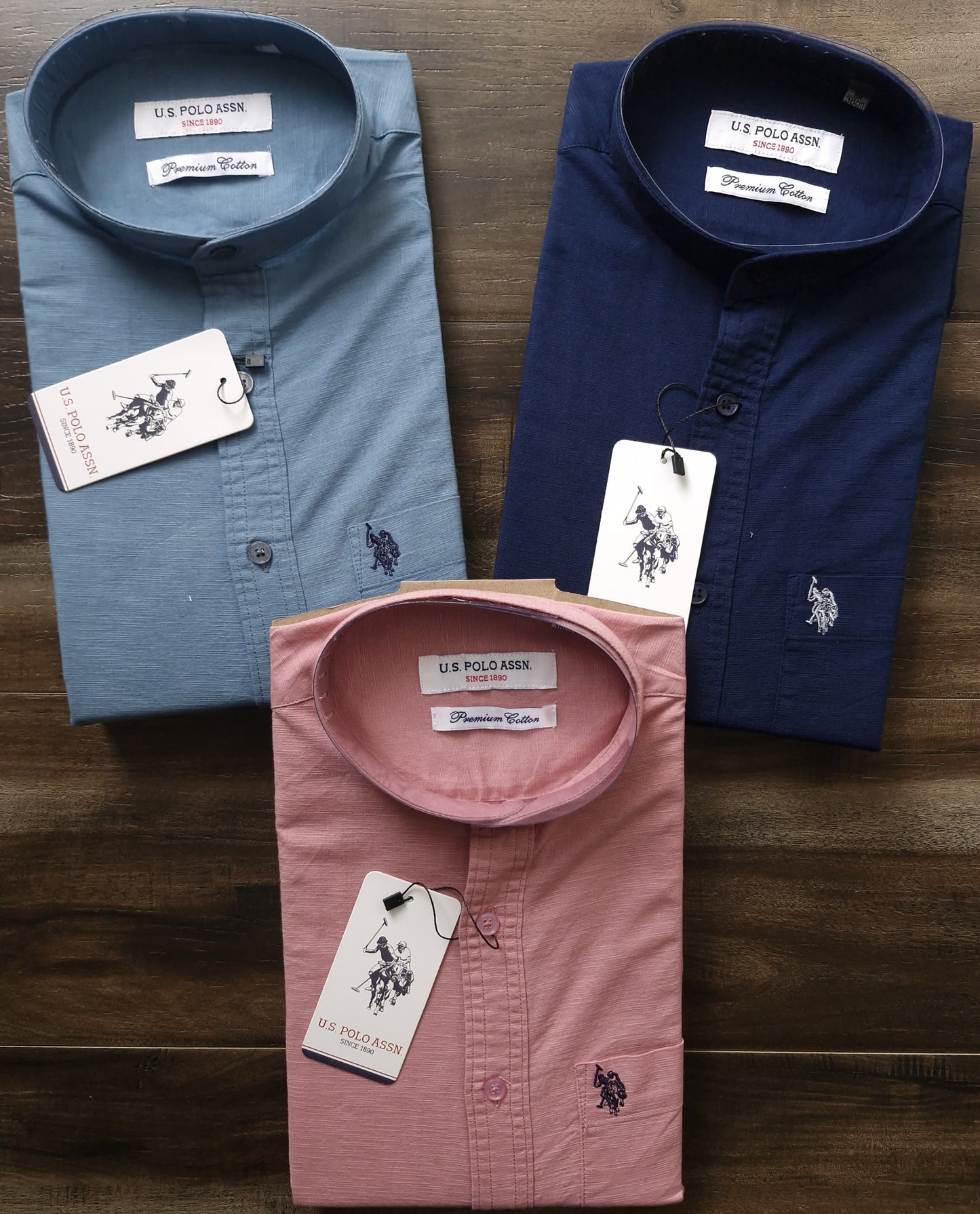 MENS U.S.POLO LINEN COTTON SHIRT -68PCS