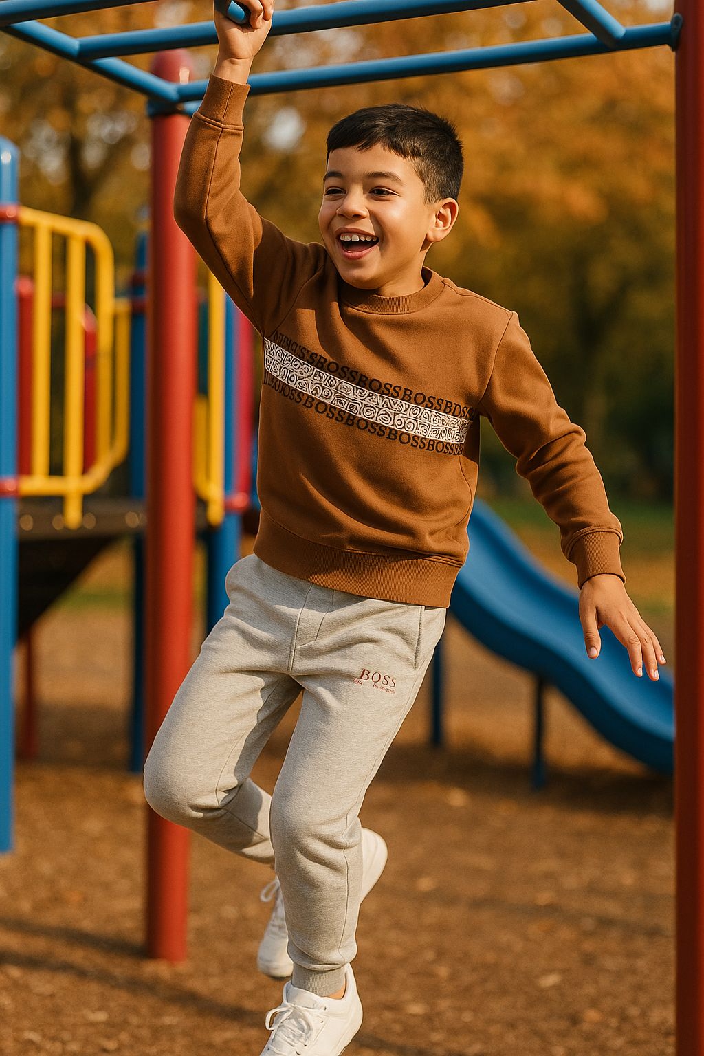 KIDS TRACKSUIT SWEATSHIRT WITH TRACKPANT-60PCS