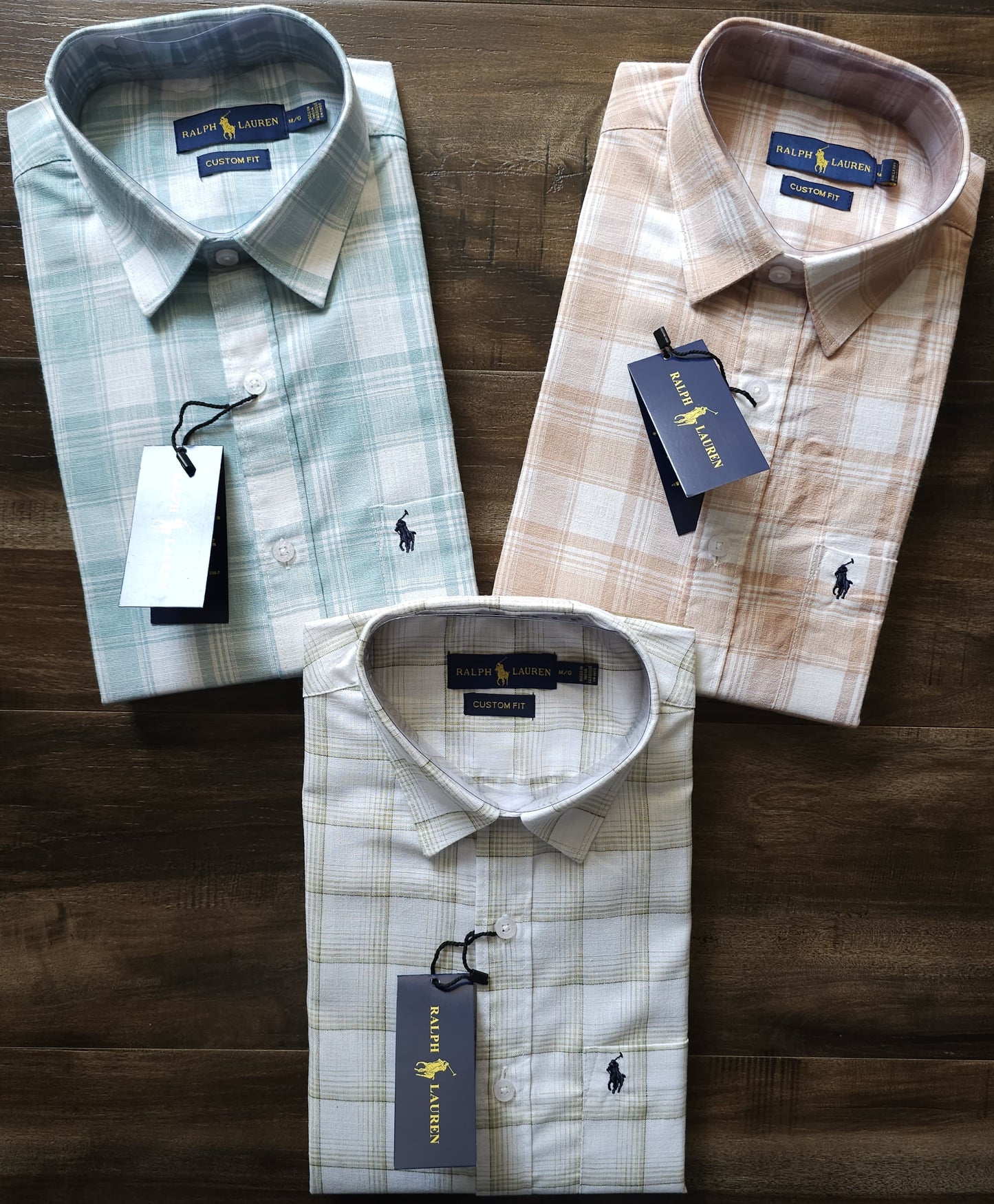RALPH LAUREN CGACKS SHIRT -48PCS SET