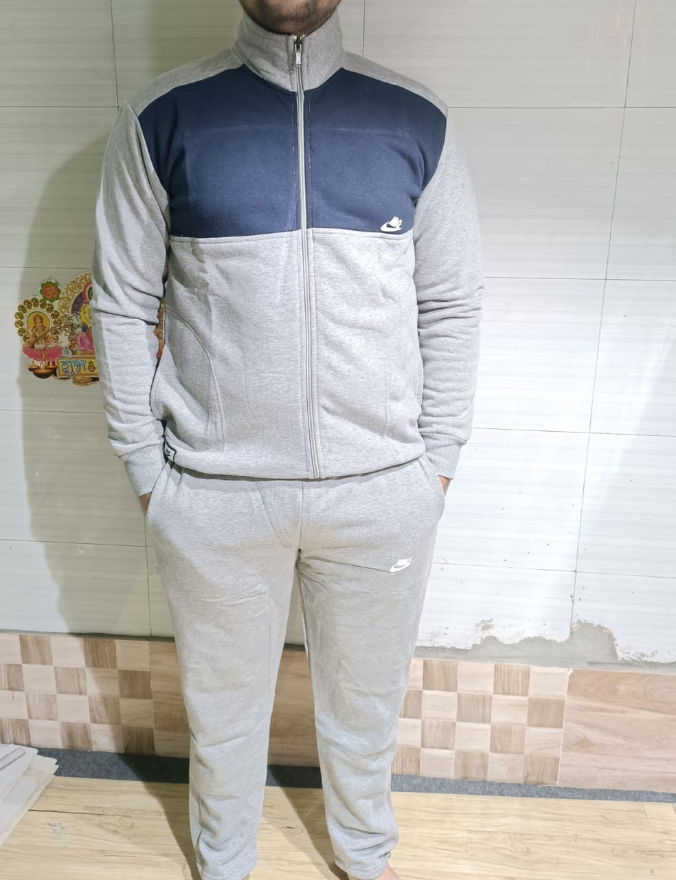 NIKE LOOP KNIT COTTON WINTER FLEECE FEBRICK TRACKSUIT -40 SET
