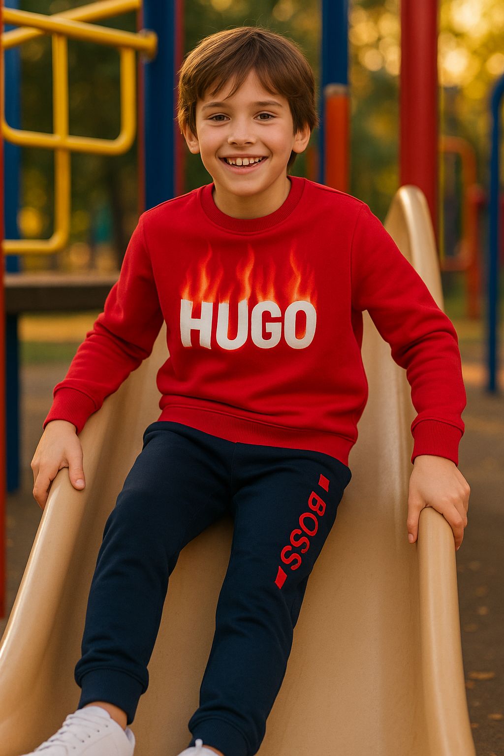 KIDS TRACKSUIT SWEATSHIRT WITH TRACKPANT-60PCS