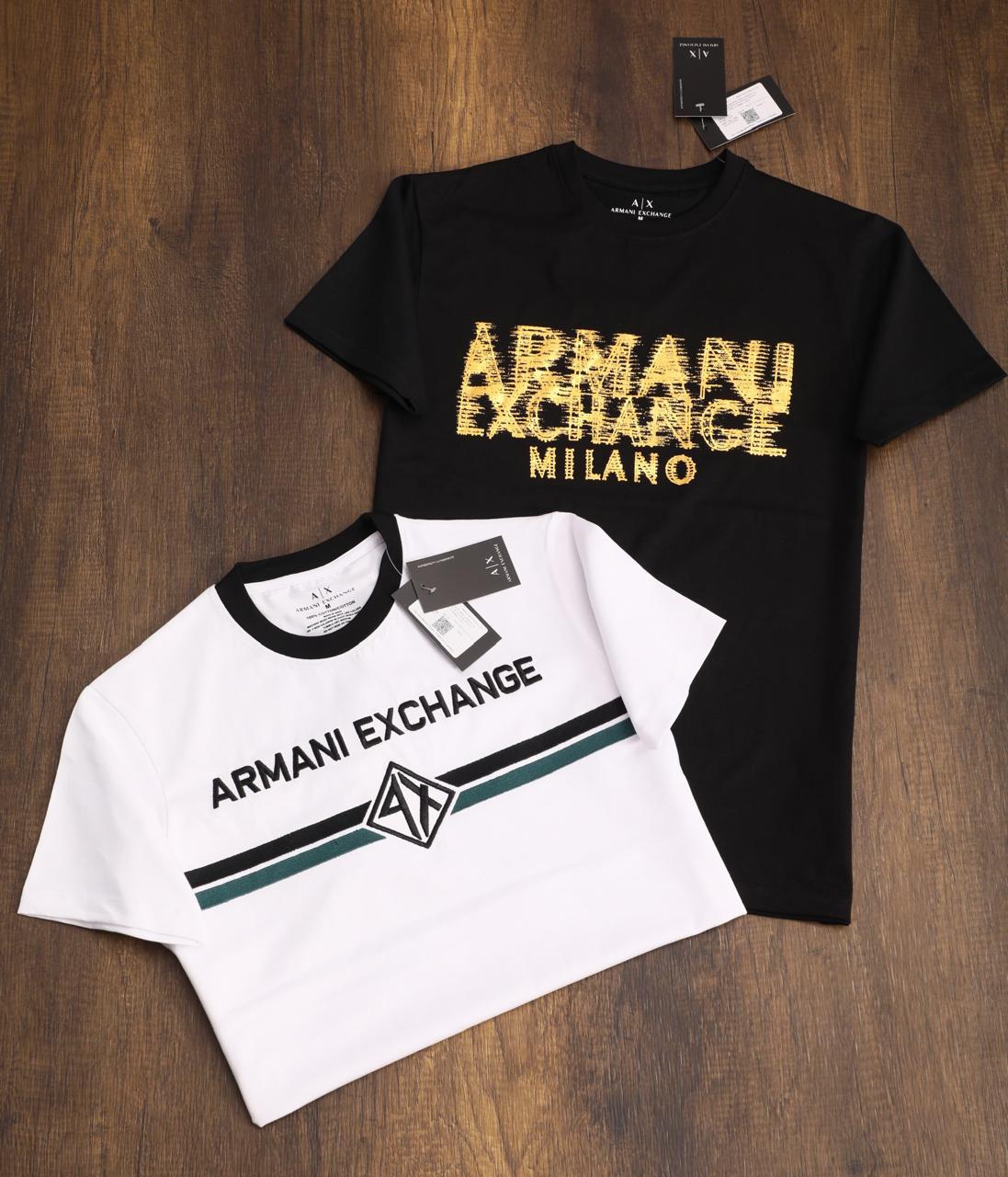 ARAMANI EXCHANGE ROUND NACK TSHIRT-68PCS