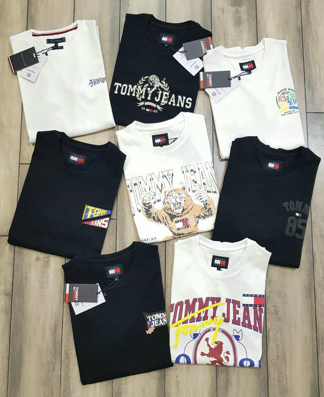 MENS TOMMY HILFIGURE ROUND NACK TSHIRT -68PCS SET