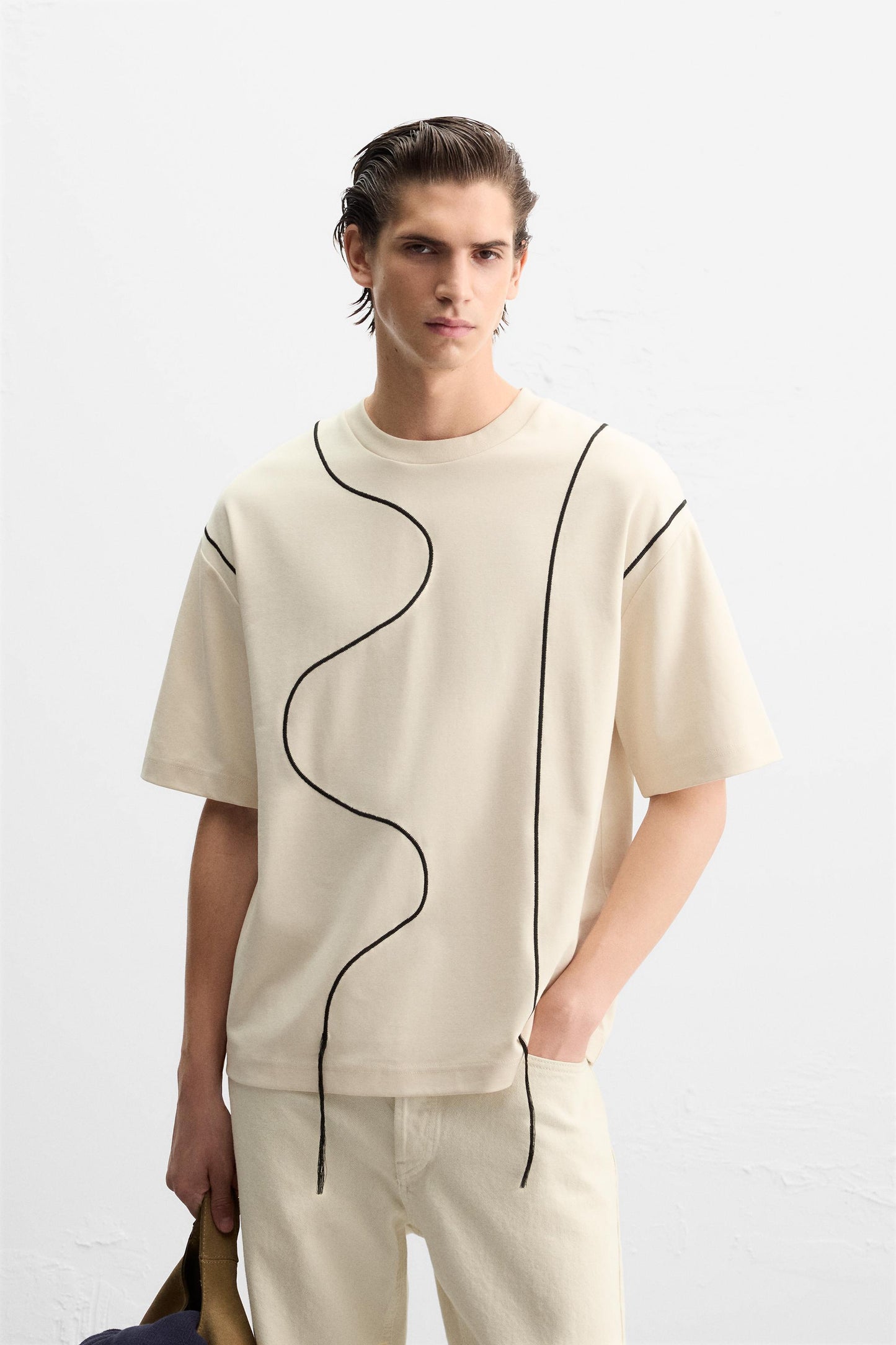 ZARAMAN CREW NACK PRIMIUM TSHIRT-84PCS