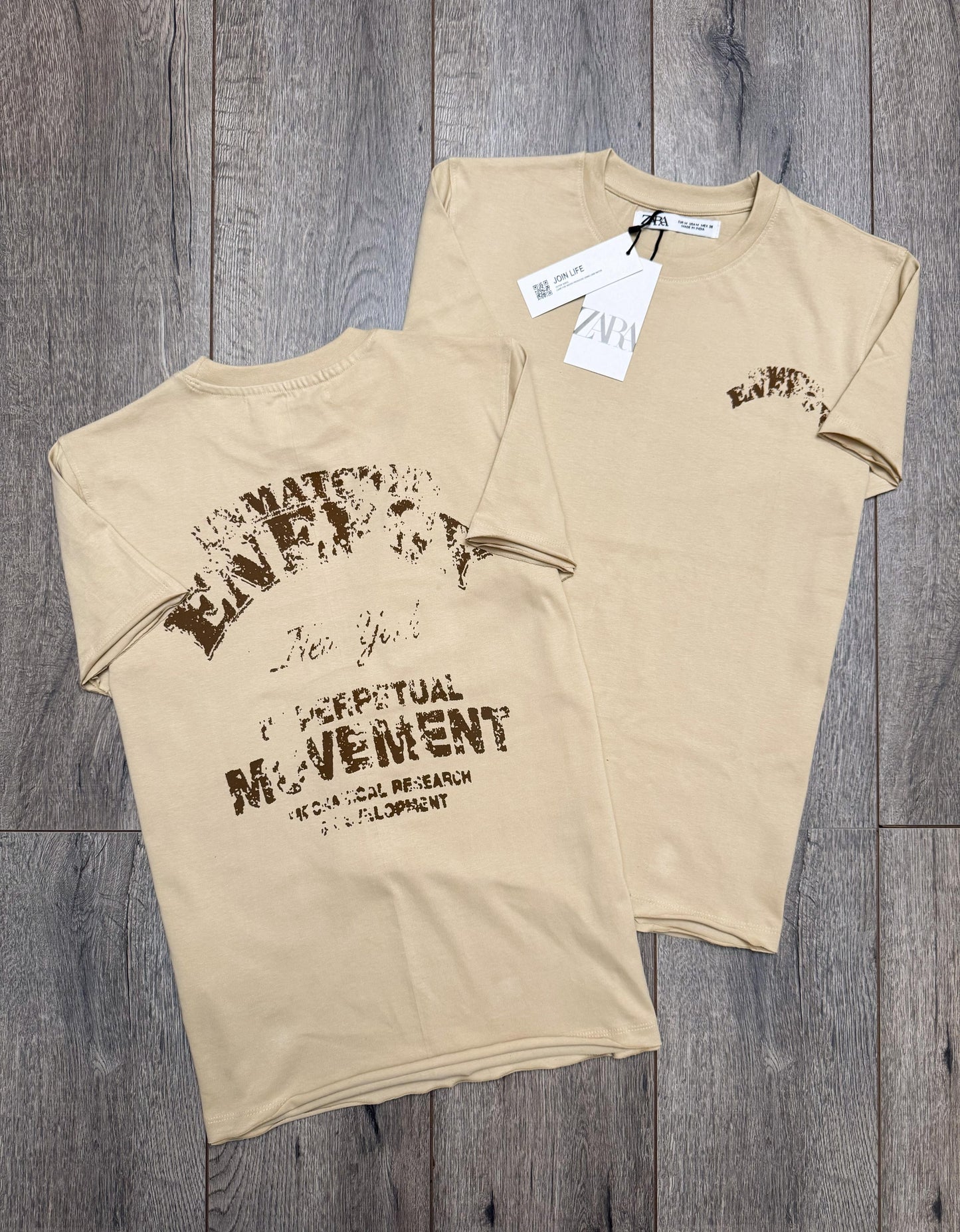 ZARAMAN CREW NACK PRIMIUM TSHIRT-84PCS