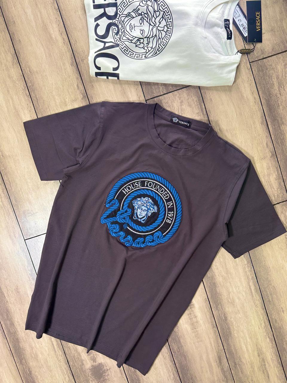 VERSACE ROUND NACK TSHIRT PRIMIUM QUALITY -50PCS