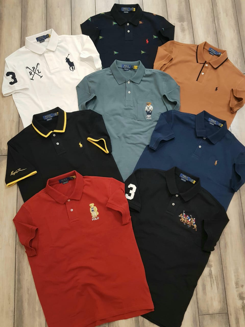 R.L.POLO BIG PONY TSHIRT-68PCS