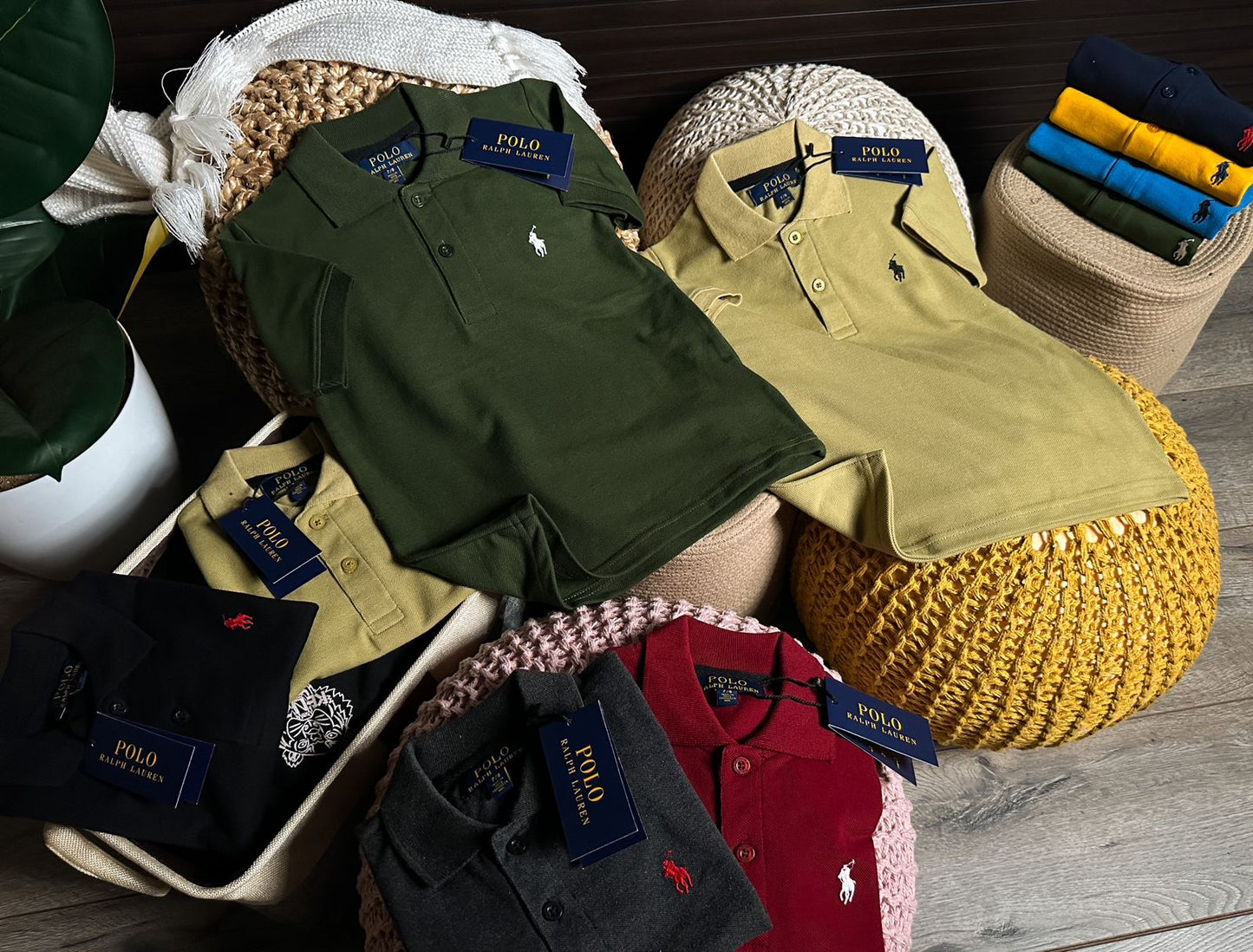 RALPH LAUREN POLO NACK TSHIRT -92PCS SET