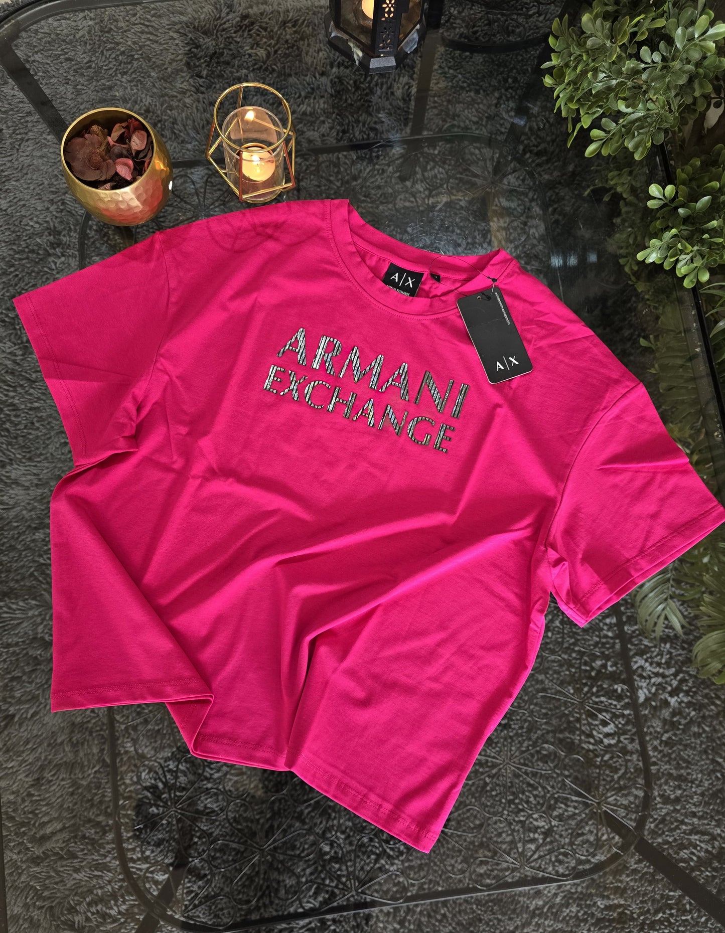 WOMENS ARAMANI EX.OVERSIZE TSHIRT-66PCS