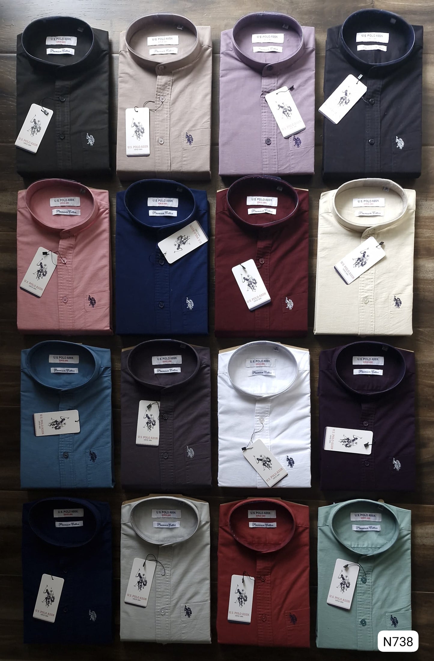 MENS U.S.POLO LINEN COTTON SHIRT -68PCS