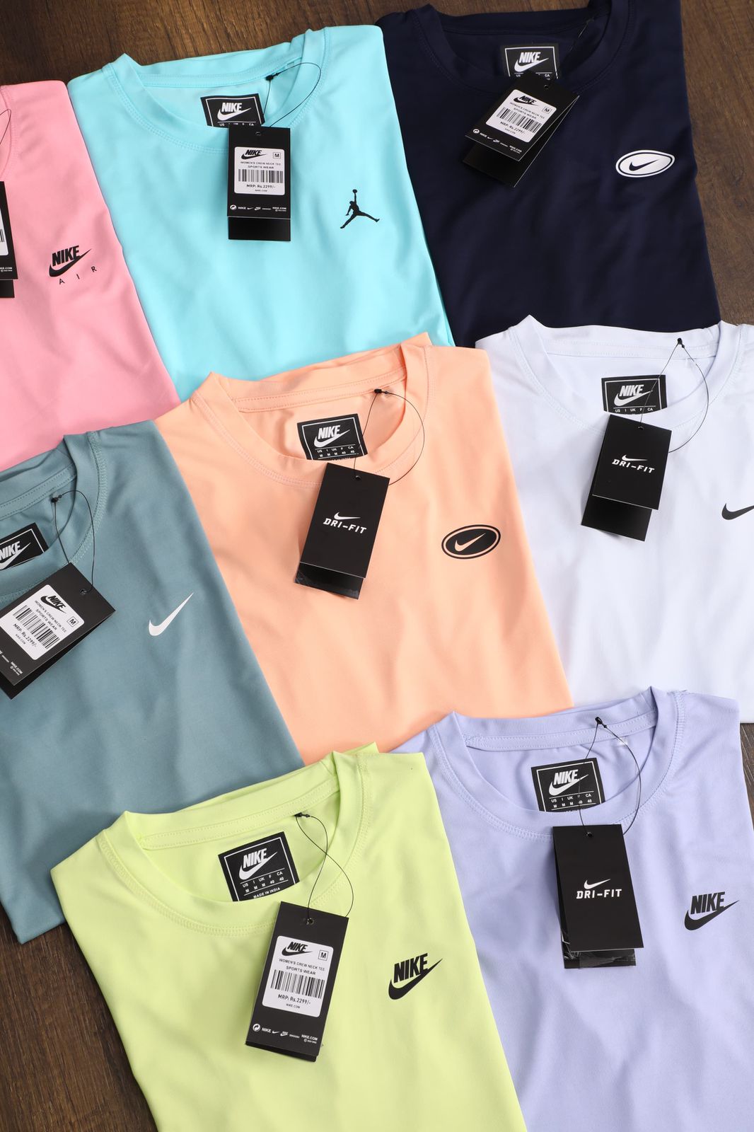 NIKE WOMEN ROUND NACK POLYESTER DRY FIT TSHIRT-72PCS