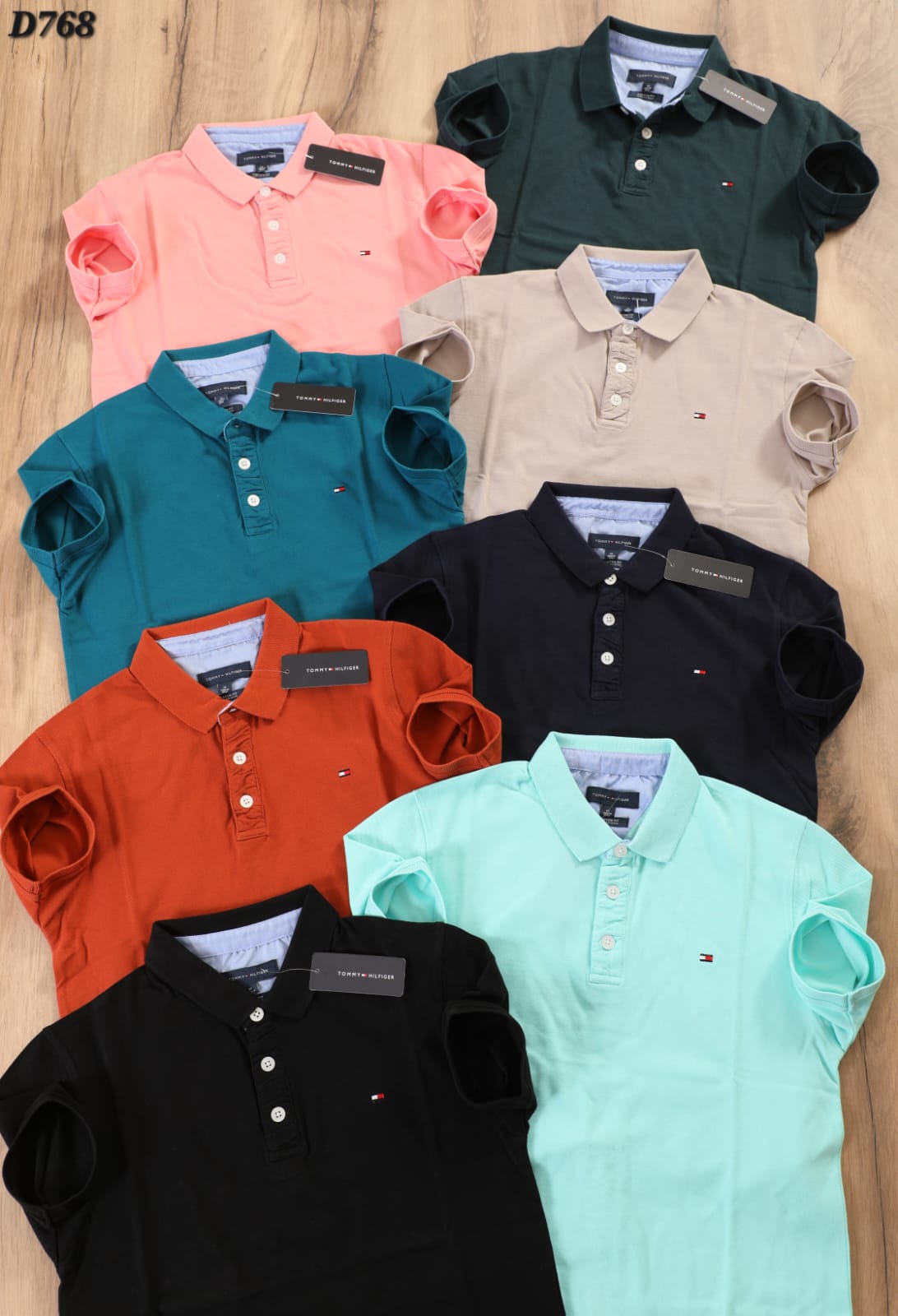 TOMMY BOYS POLO TEES-92PCS