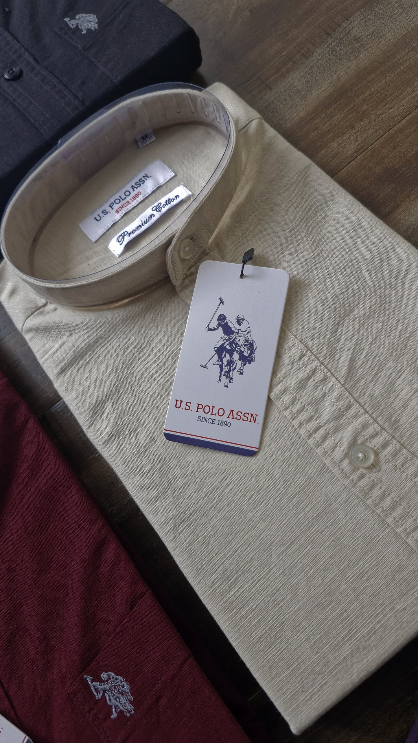 MENS U.S.POLO LINEN COTTON SHIRT -68PCS