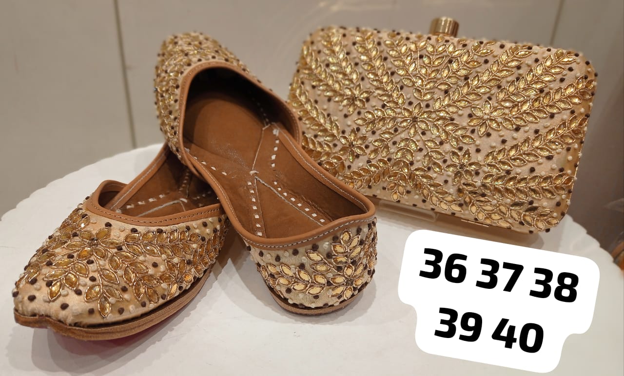 PANJABI JUTTI+CLUCH COMBO-25SET