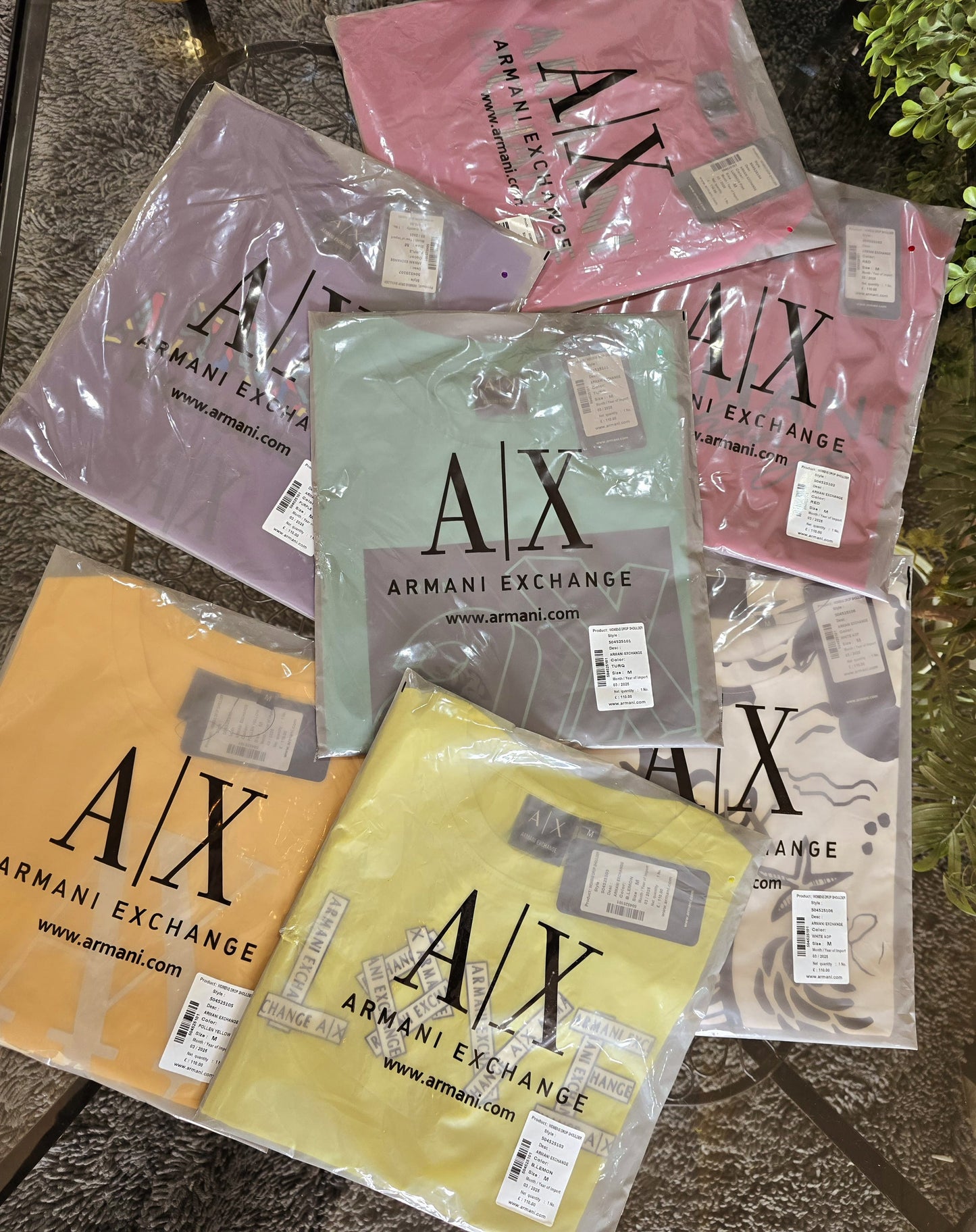 WOMENS ARAMANI EX.OVERSIZE TSHIRT-66PCS