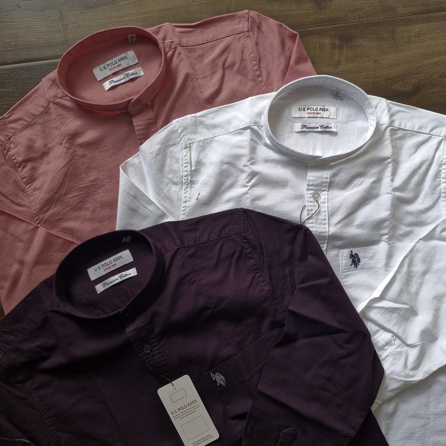 MENS U.S.POLO LINEN COTTON SHIRT -68PCS