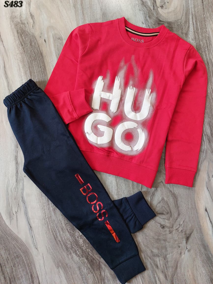 KIDS TRACKSUIT SWEATSHIRT WITH TRACKPANT-60PCS